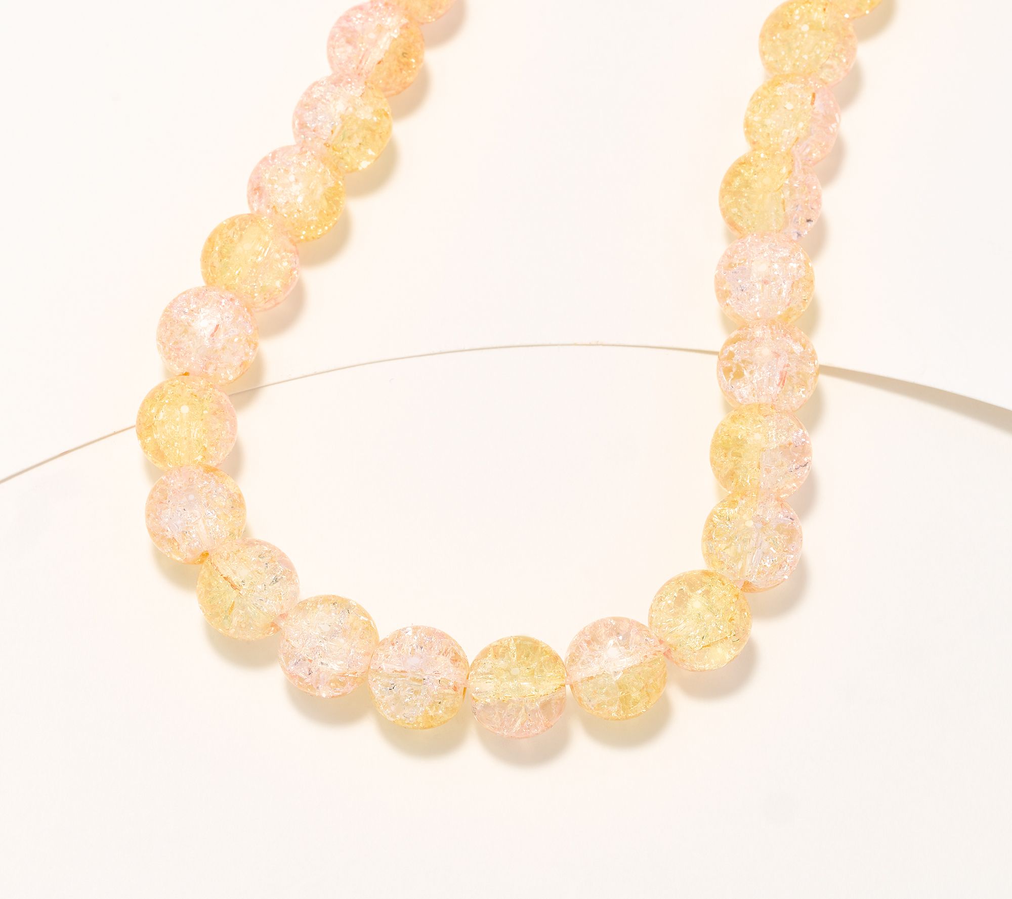 Joan Rivers Crackle Bead 16-3/4" Necklace