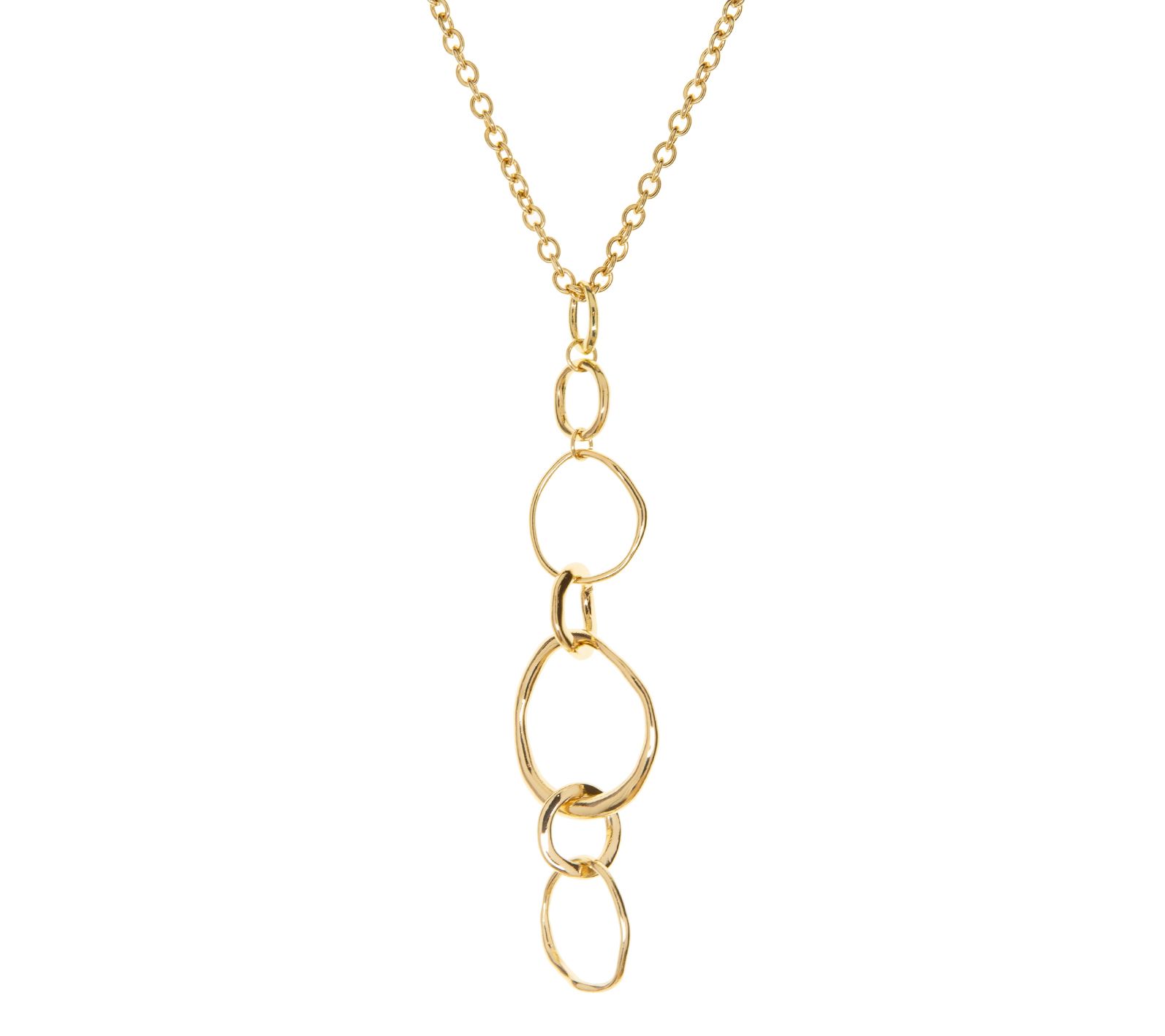 Marlyn Schiff 18" Chain Link Drop Necklace