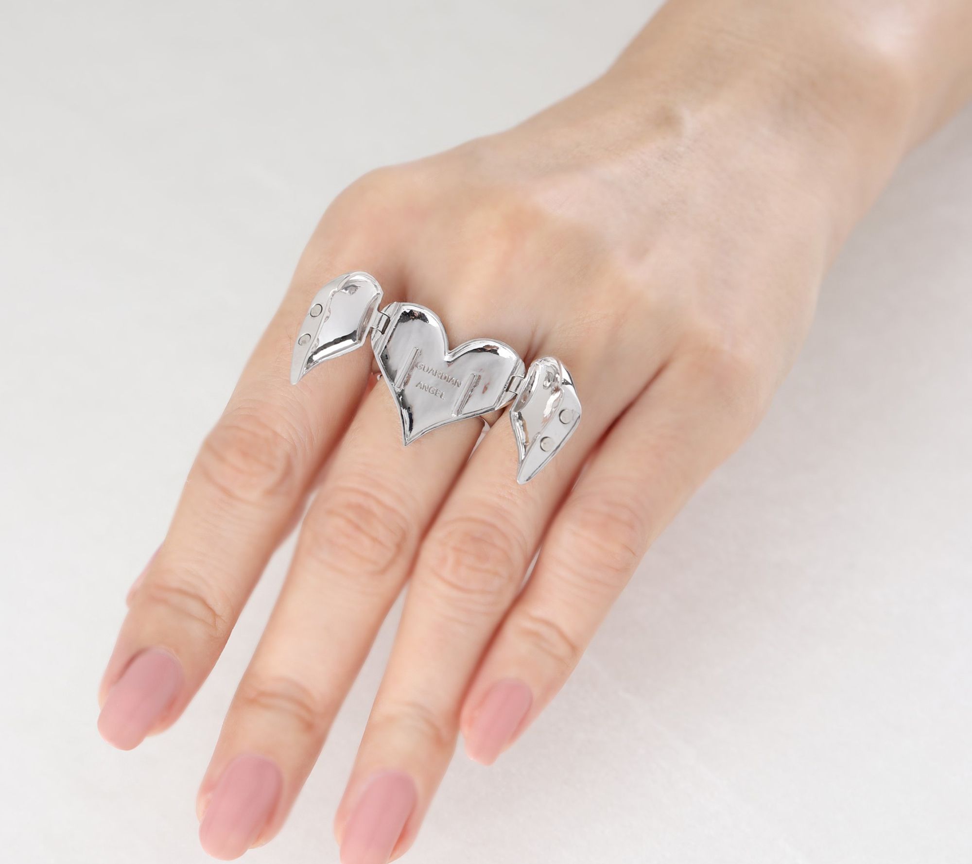 Margo Manhattan Sterling Silver Guardian Ring, 6 of 6