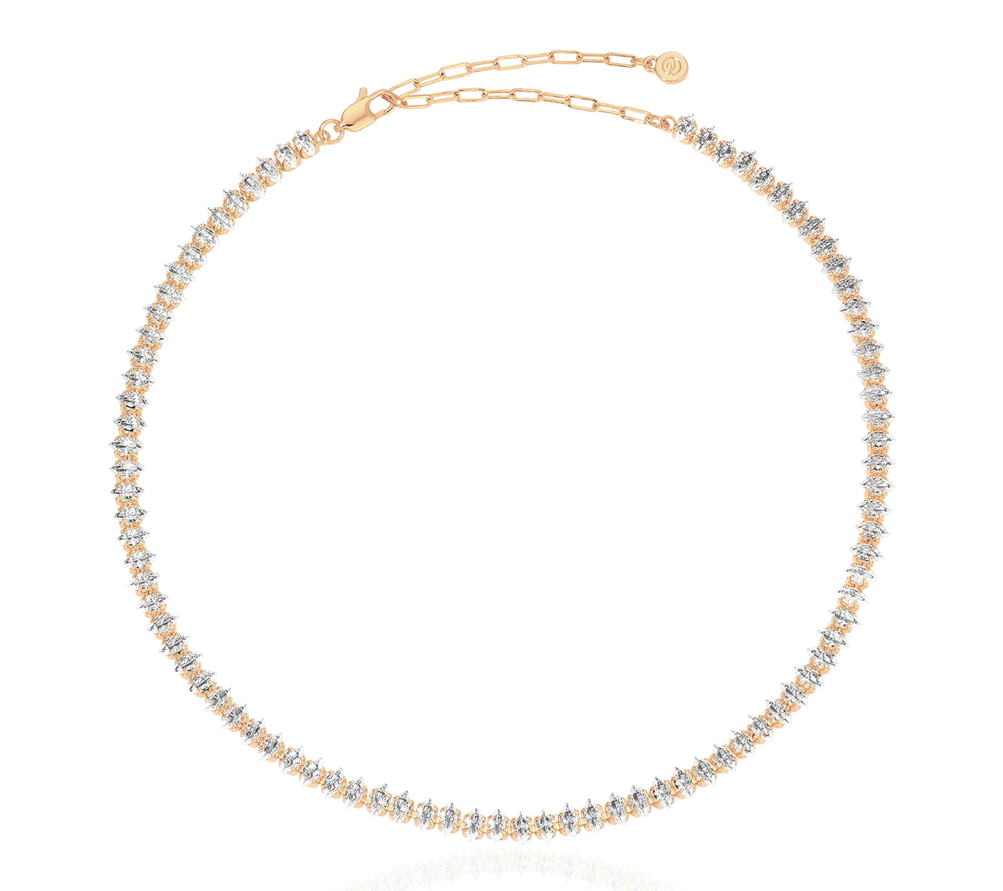  Ettika Marquise Cut Tennis Necklace