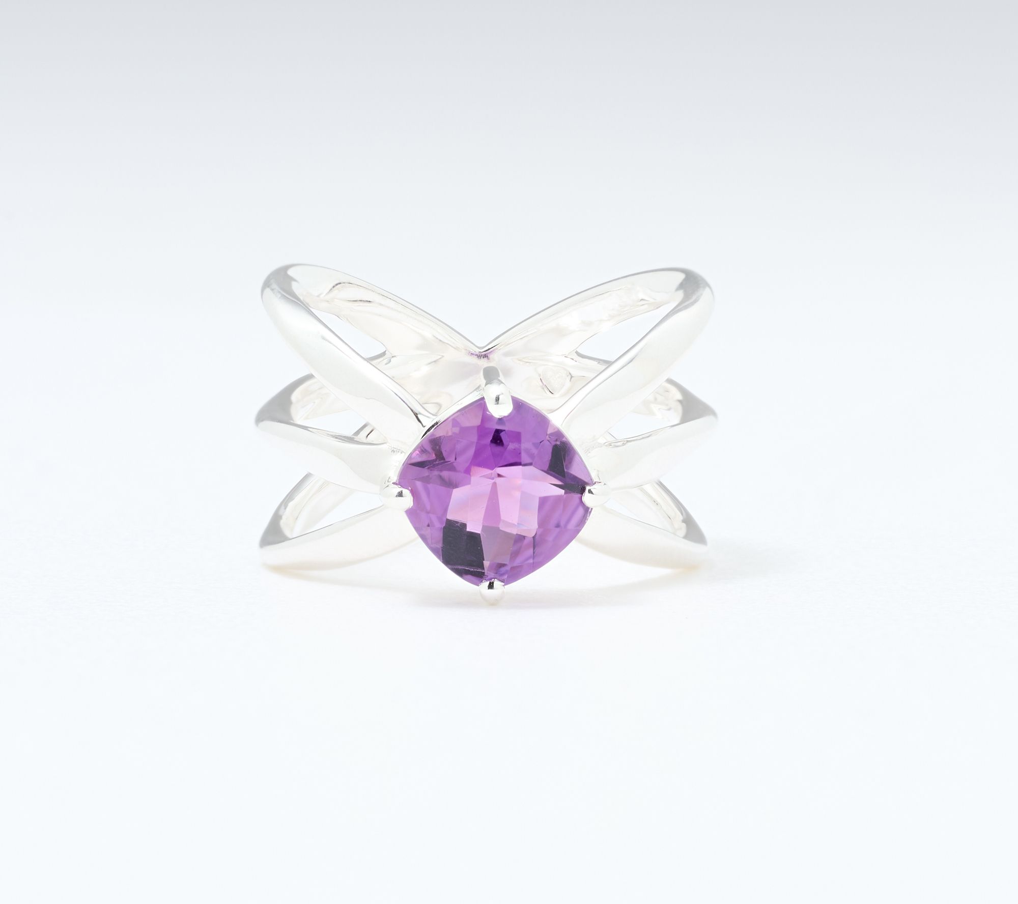 Christian James by Scott Grimes Sterling Silver Gemstone Cushion Ring