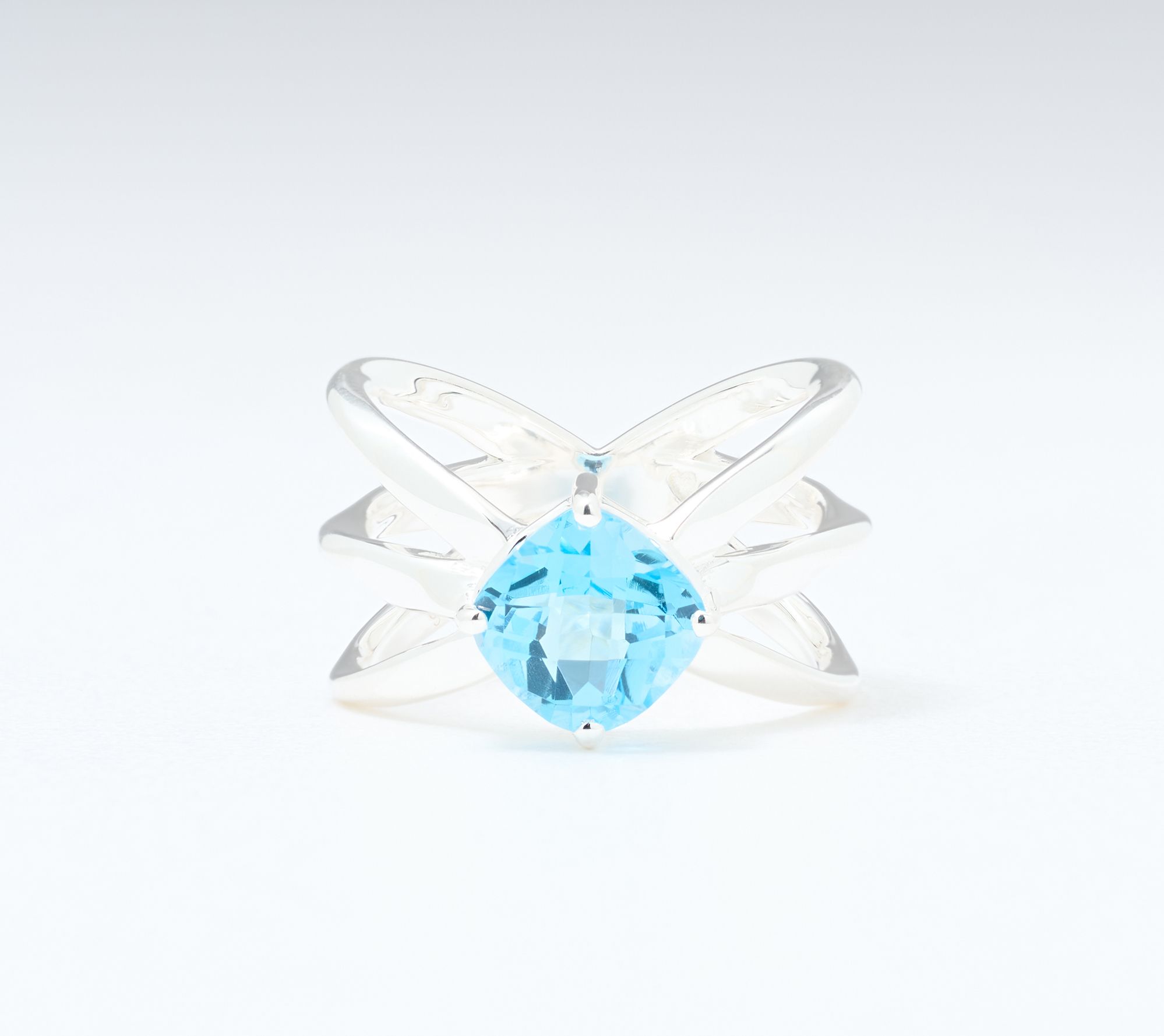 Christian James by Scott Grimes Sterling Silver Gemstone Cushion Ring