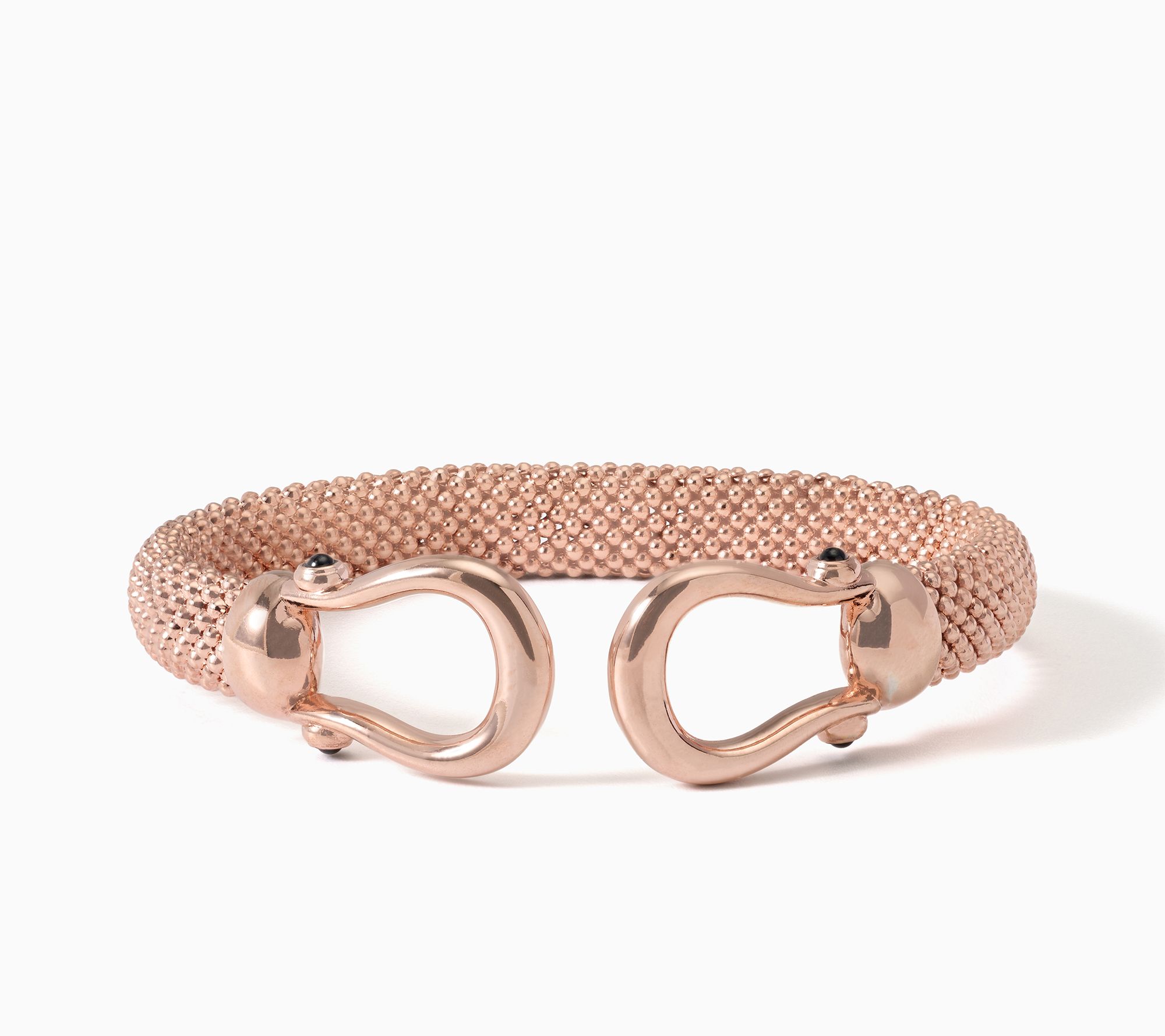David Markstein Bronze Couture Mesh Equestrian Cuff Bangle