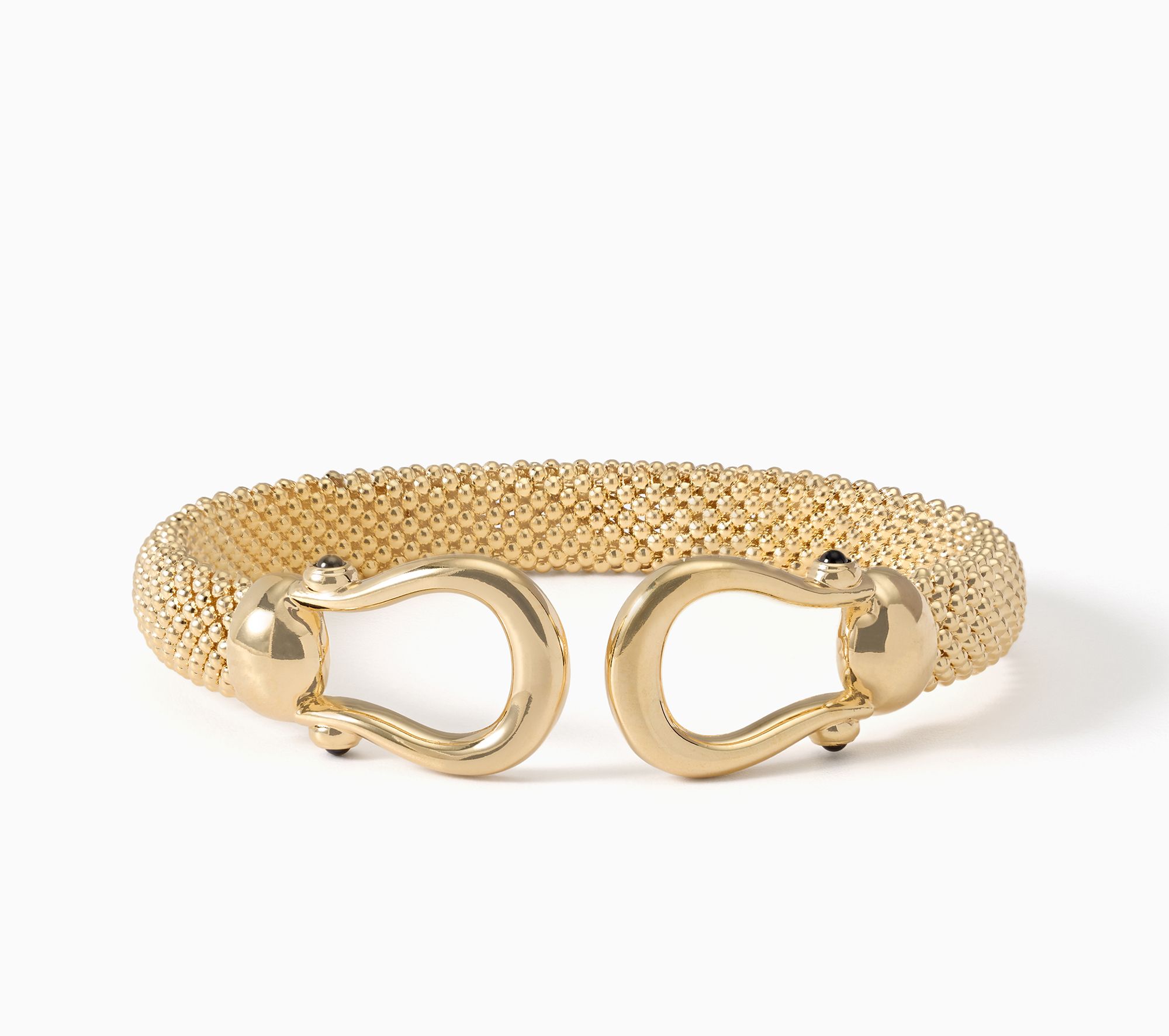 David Markstein Bronze Couture Mesh Equestrian Cuff Bangle