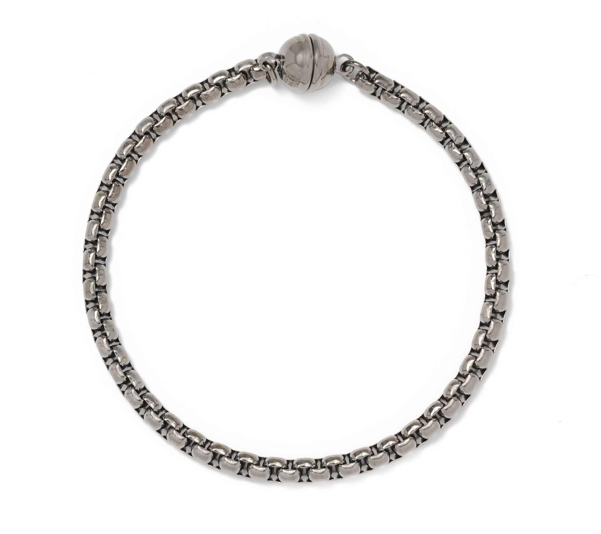 "As Is" David Markstein Bronze Premiere Round Box Bracelet