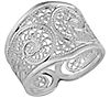 Artisan Crafted Sterling Filigree Twisted S croll Ring, 1 of 3