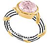 Peter Thomas Roth Sterling & 18K Clad Rose Quartz Ring