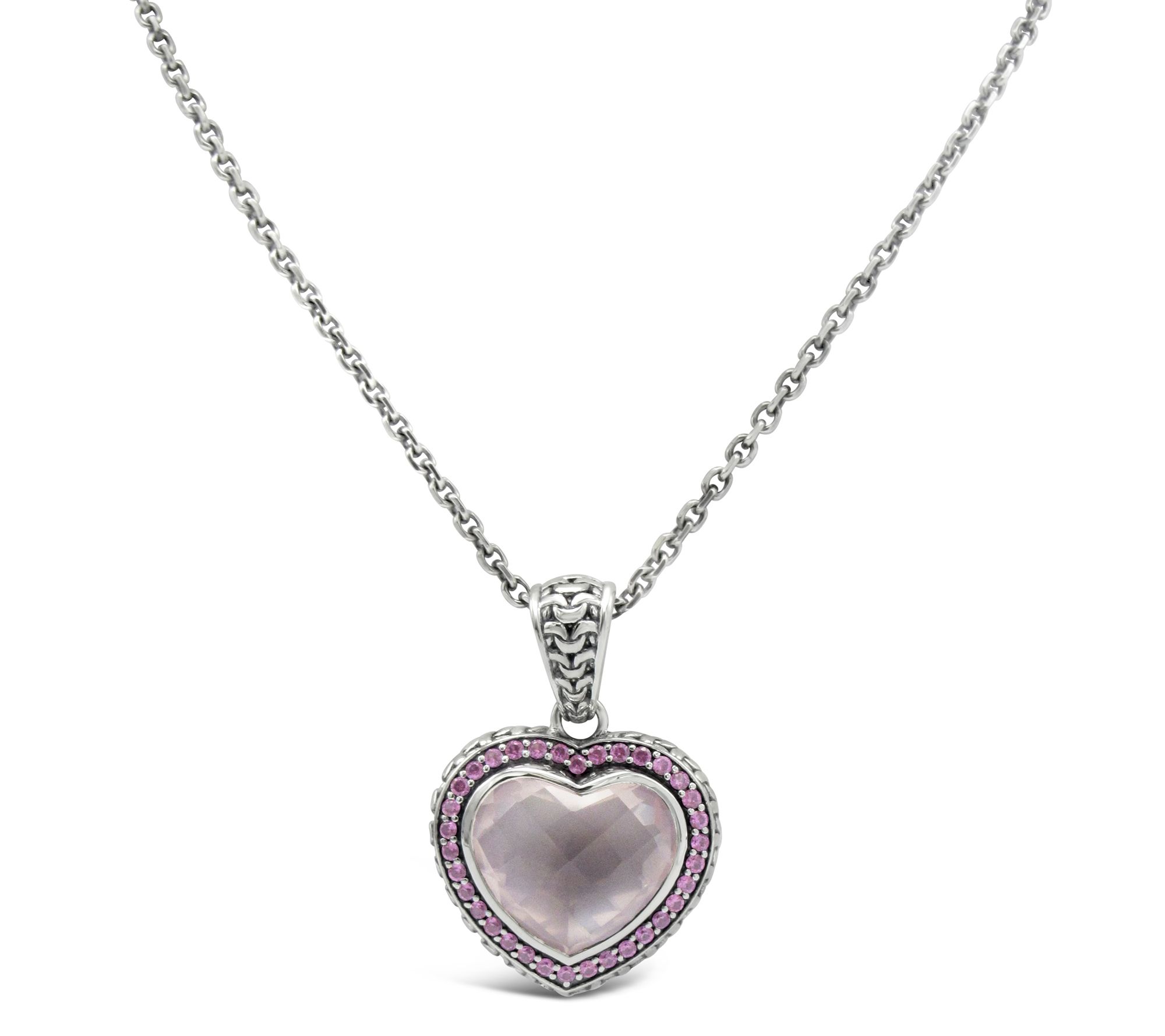 Tiffany Kay Studio Sterling Gemstone Heart Pendant w/ Chain