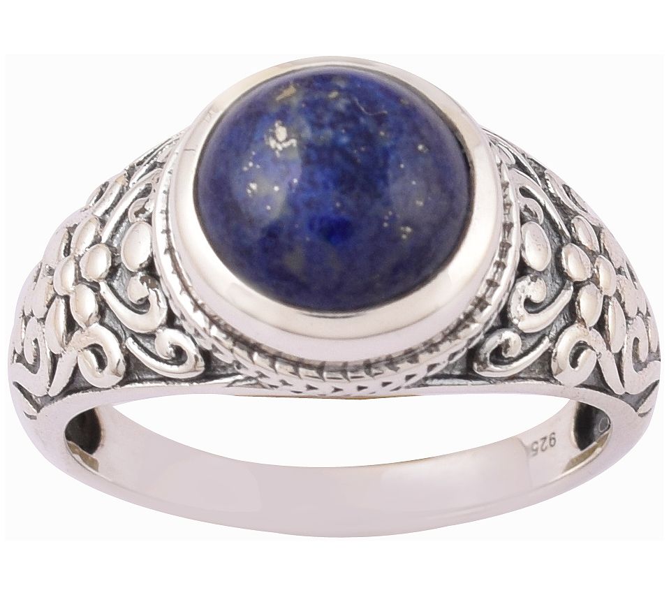 Artisan Crafted Sterling Silver Lapis Lazuli Ring