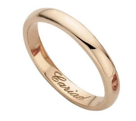 Royal Wedding Band Ring by Clogau Gold of Wales 14K Gold - Page 1 — QVC.com