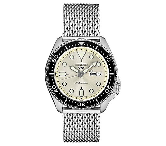 Seiko Men's Automatic Stainless Steel Mesh Strap Watch