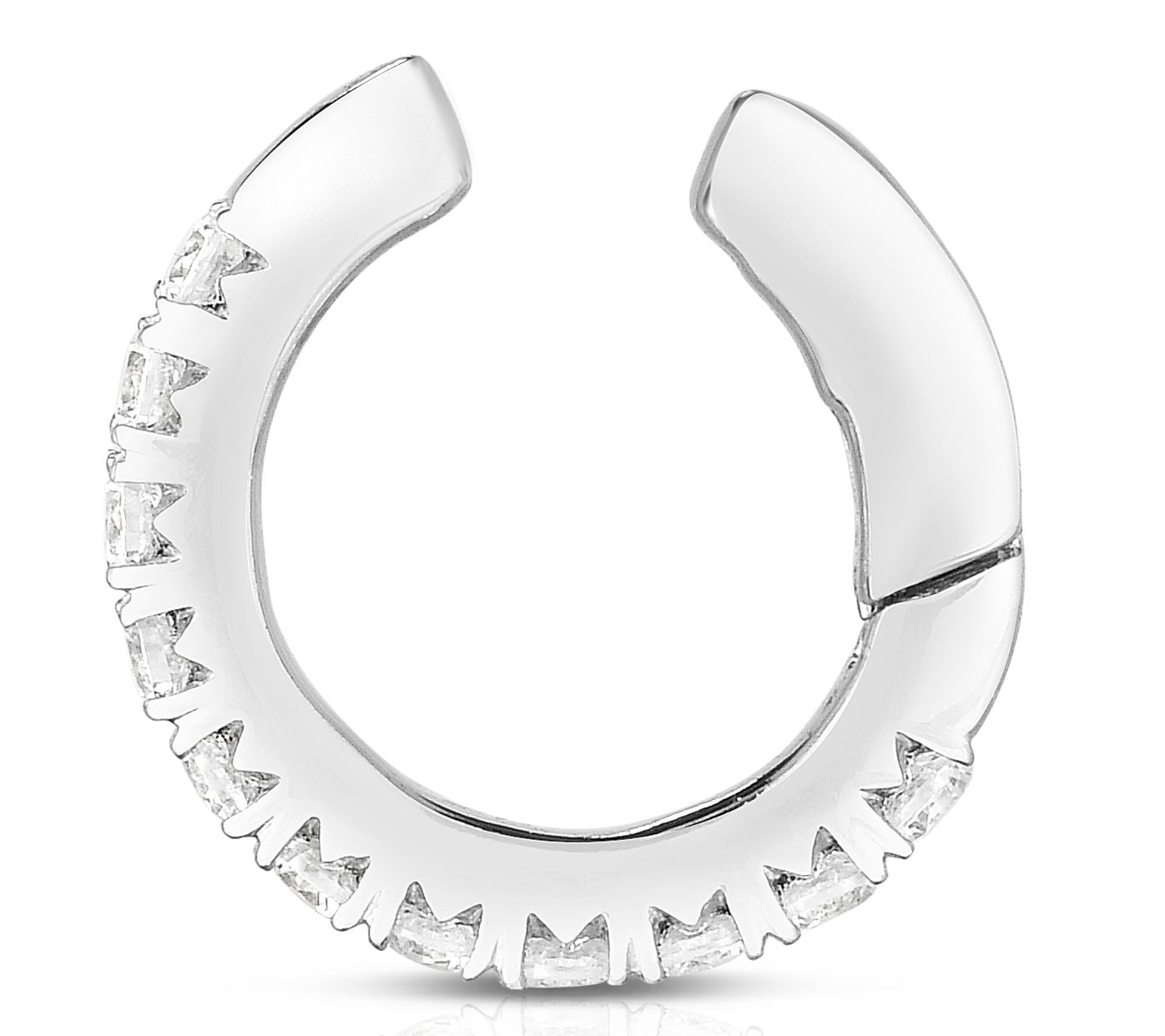 Affinity 0.20 Cttw Diamond Single Cuff Ear ring, 14K Gold