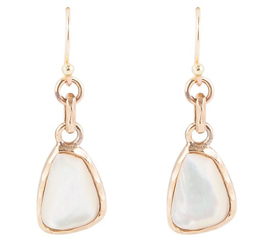 Barse Artisan Crafted Genuine Mother-of-Pearl Earrings