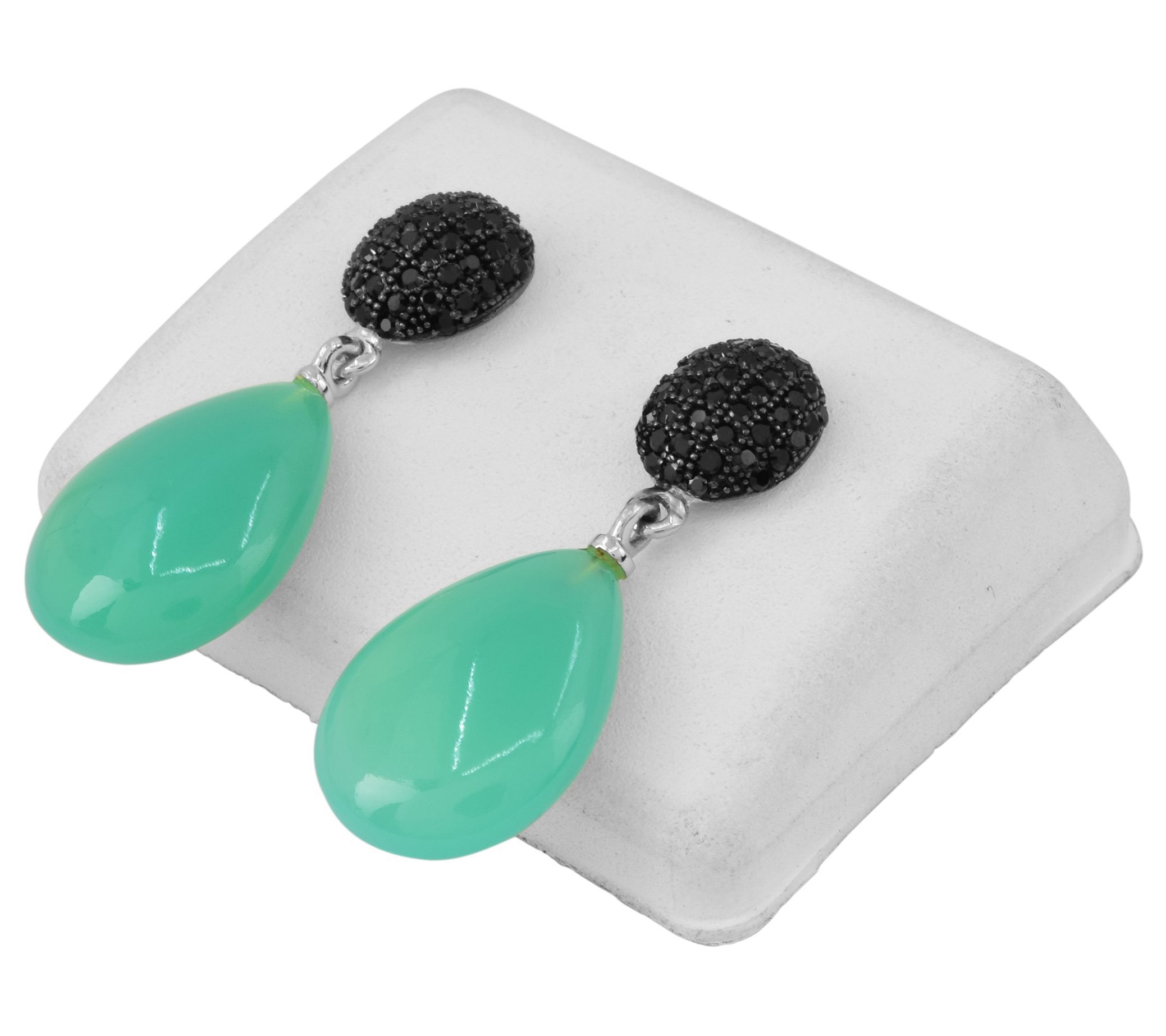 Affinity Gems Multi-Gemstone Drop Earrings, Sterling Silver