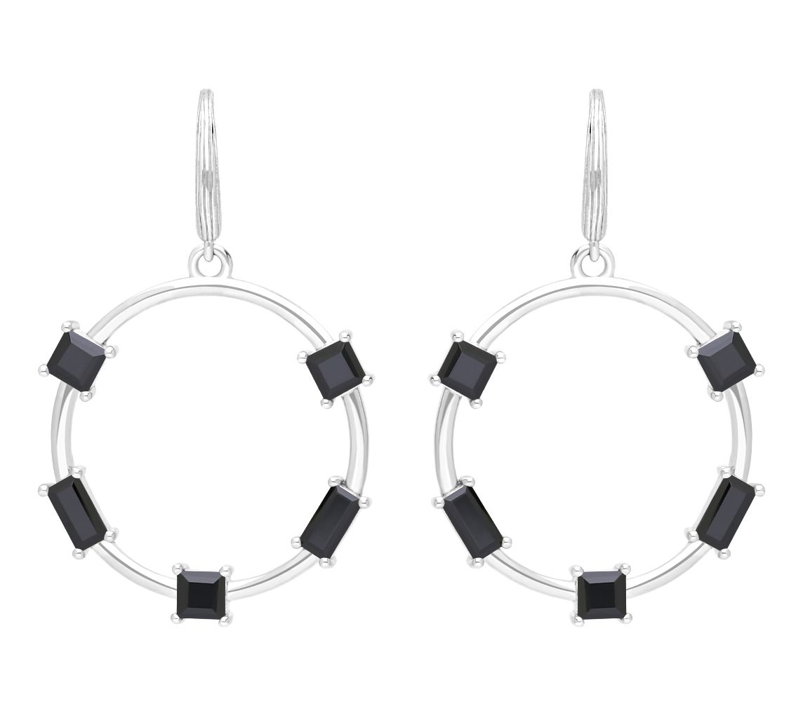 Ariva Sterling Silver Gemstone Jolie Earrings