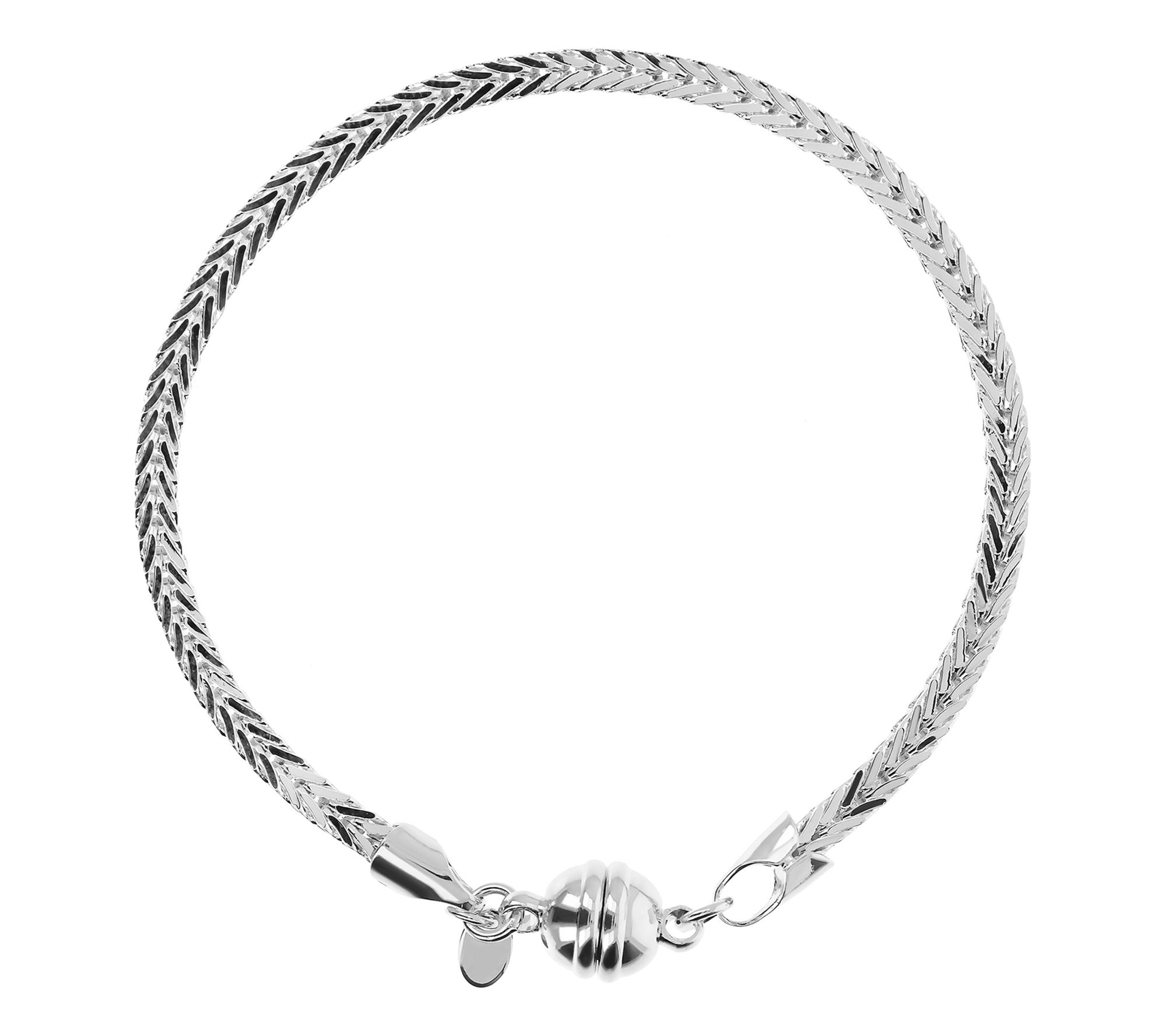 David Markstein Bronze Magnet Closure Spiga Chain Bracelet