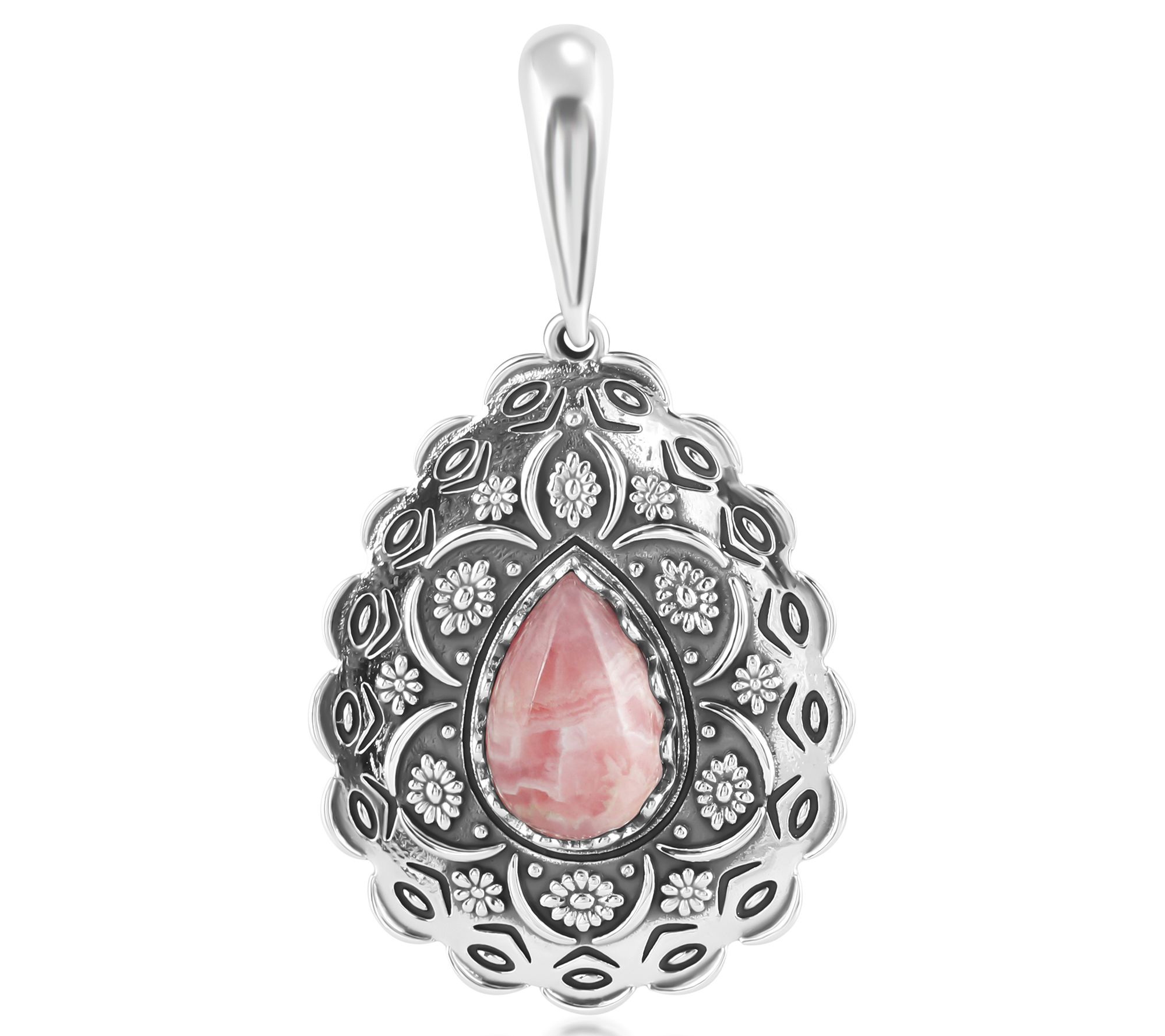 American West Sterling Silver Pear Gemstone Enhancer