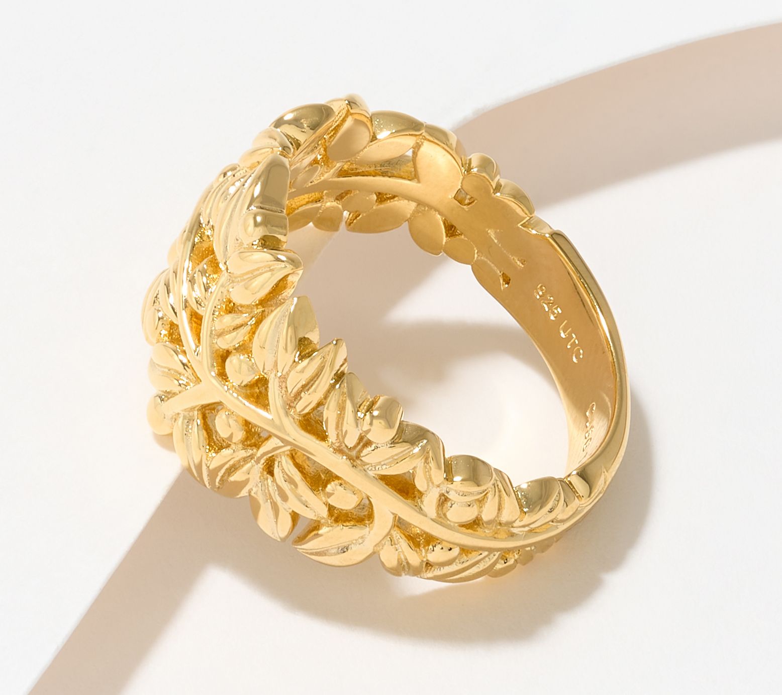 Christian James by Scott Grimes 14K Gold Clad Legacy Peace Ring