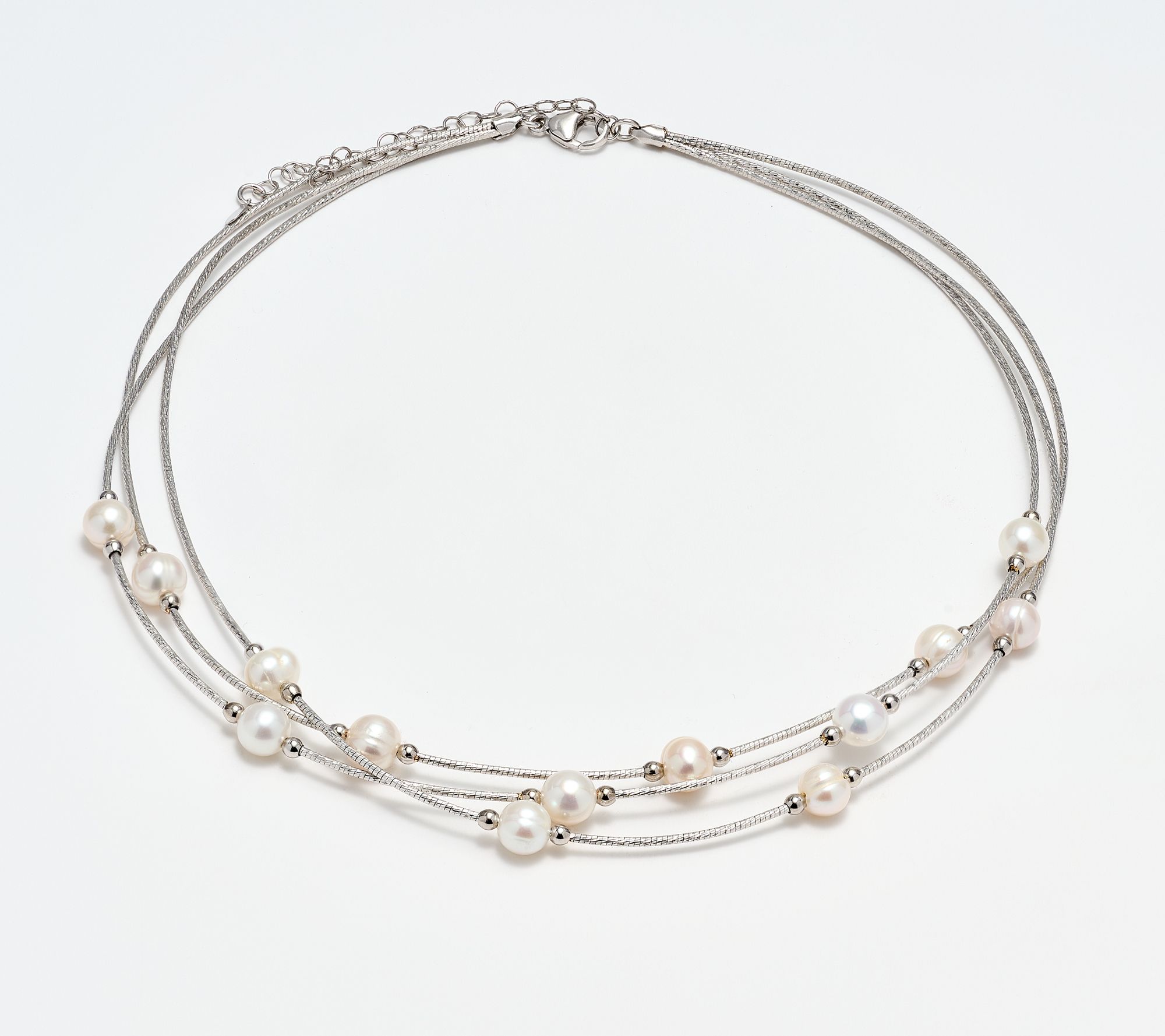 Honora Cultured Pearl Multi-Strand Necklace, Bronze