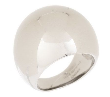 Steel by Design Bold Polished Dome Ring - QVC.com