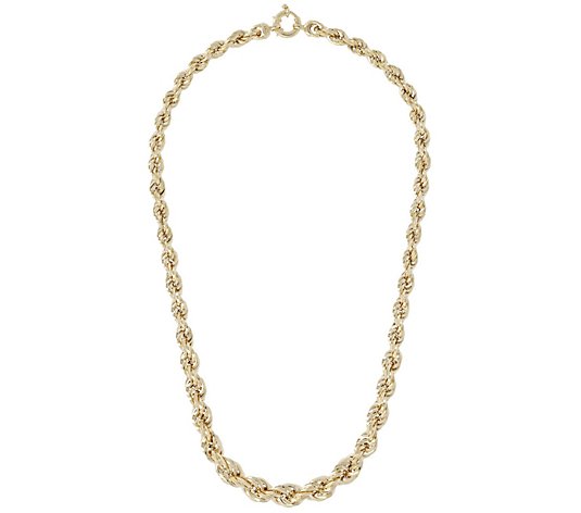 Arte d'Oro 20" Bold Graduated Rope Necklace, 18K 23.00g