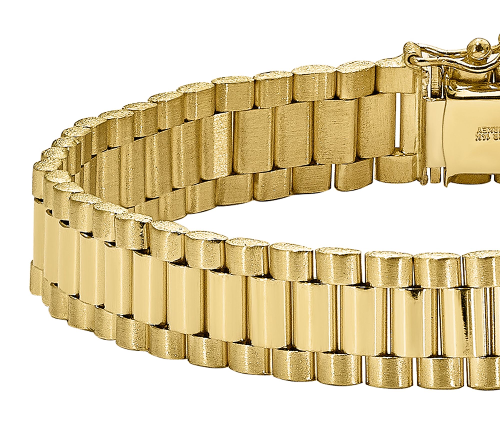 Qvc mens gold on sale bracelets