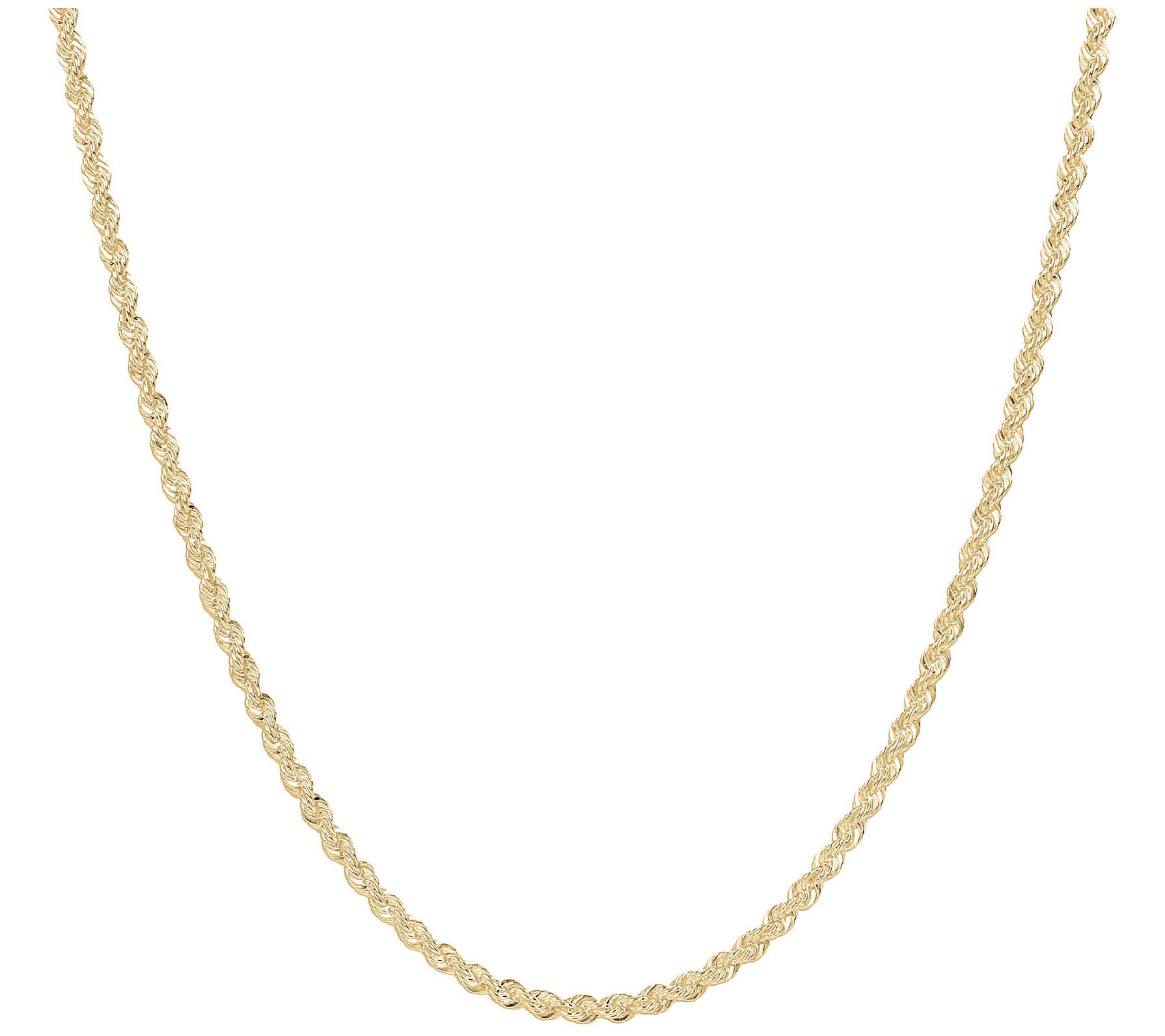 UltraFine Silver 20" Rope Chain Necklace, 11.4g