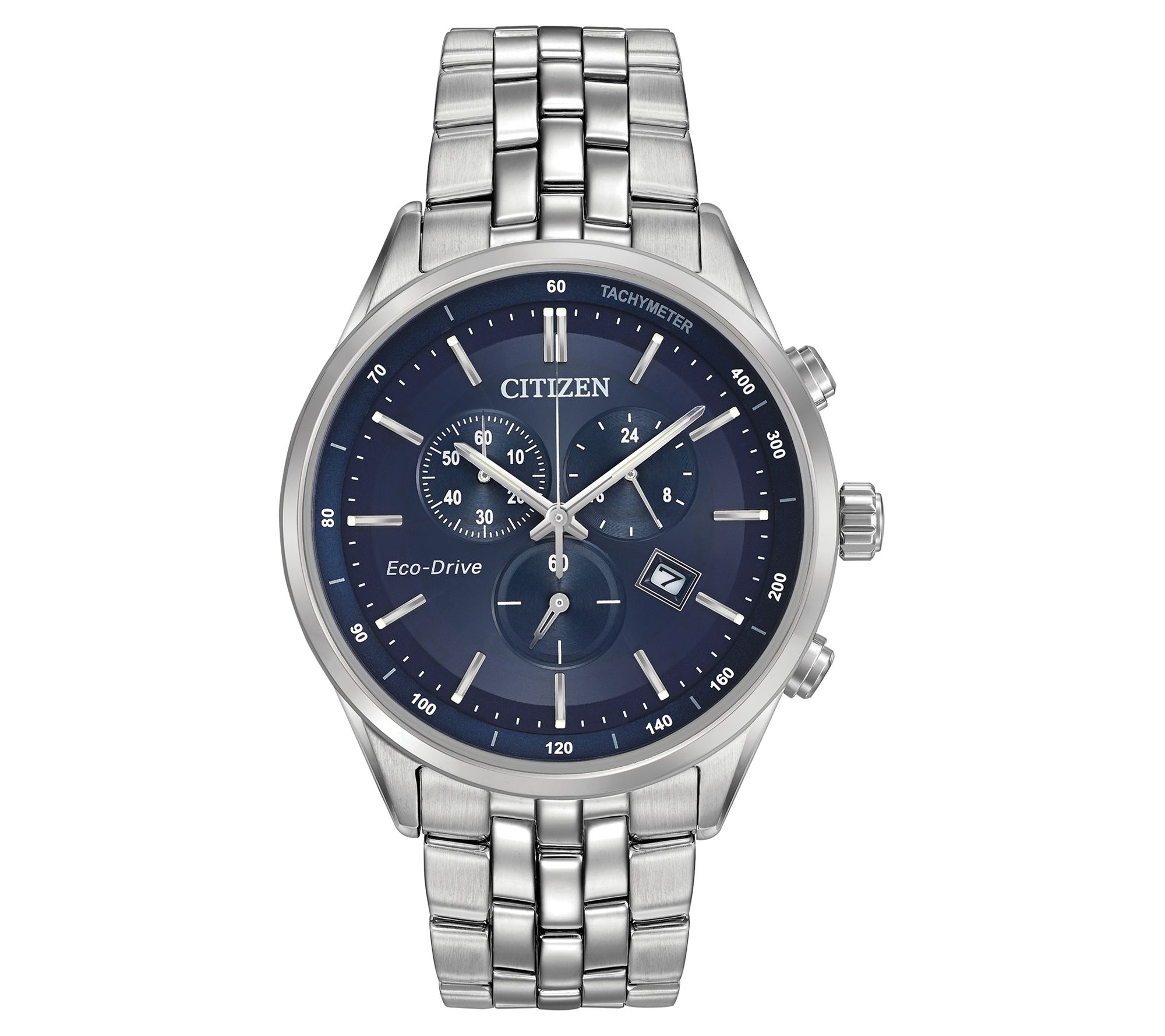 Citizen Men's Eco-Drive Stainless Steel Chronograph Watch