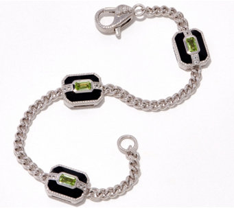 JUDITH Collection BURANO Curb Link Bracelet, Sterling Silver