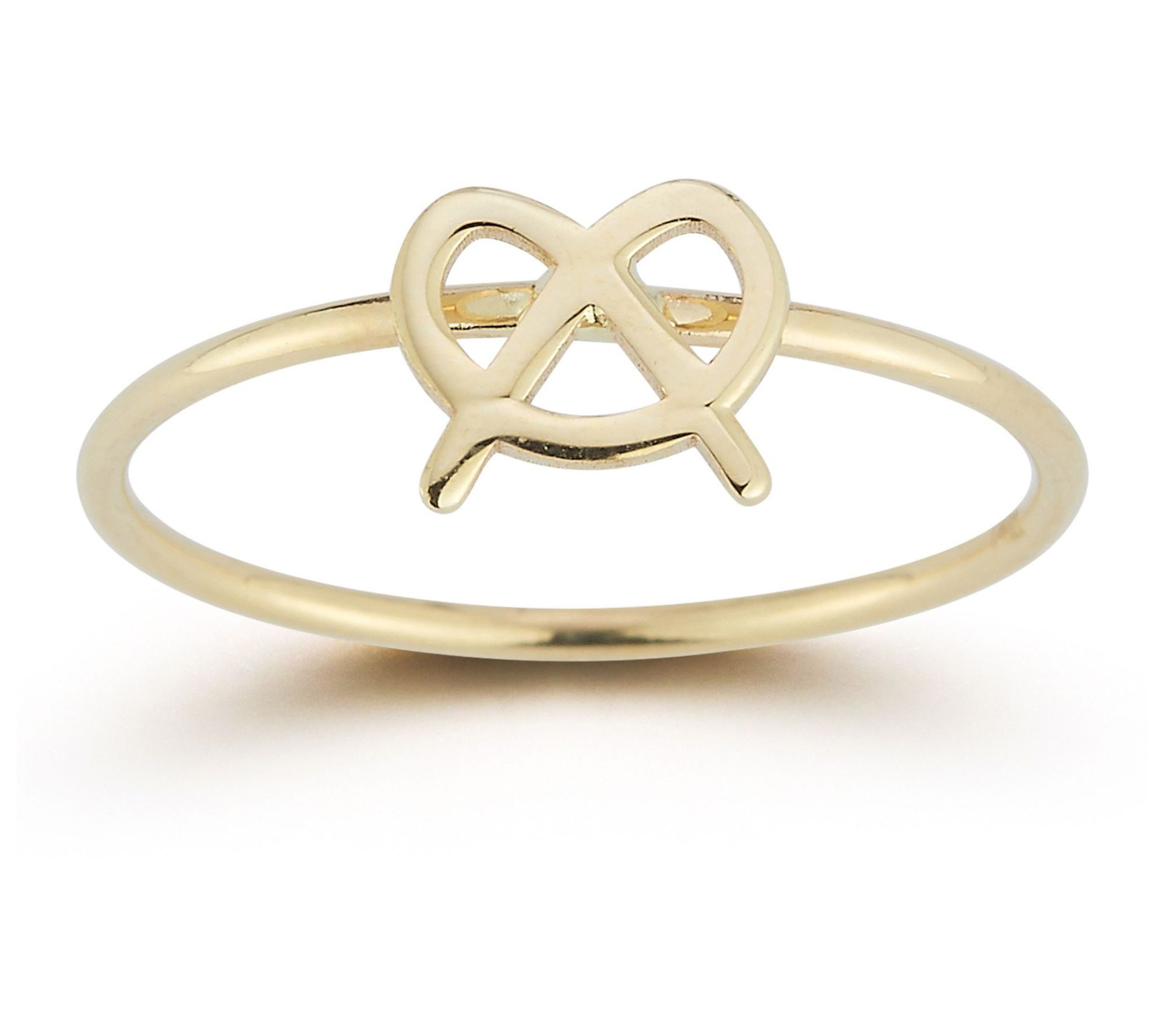 Luminosa Gold Pretzel Ring, 14K
