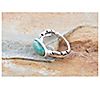 Barse Artisan Crafted Composite TurquoiseFeather Ring, 1 of 2