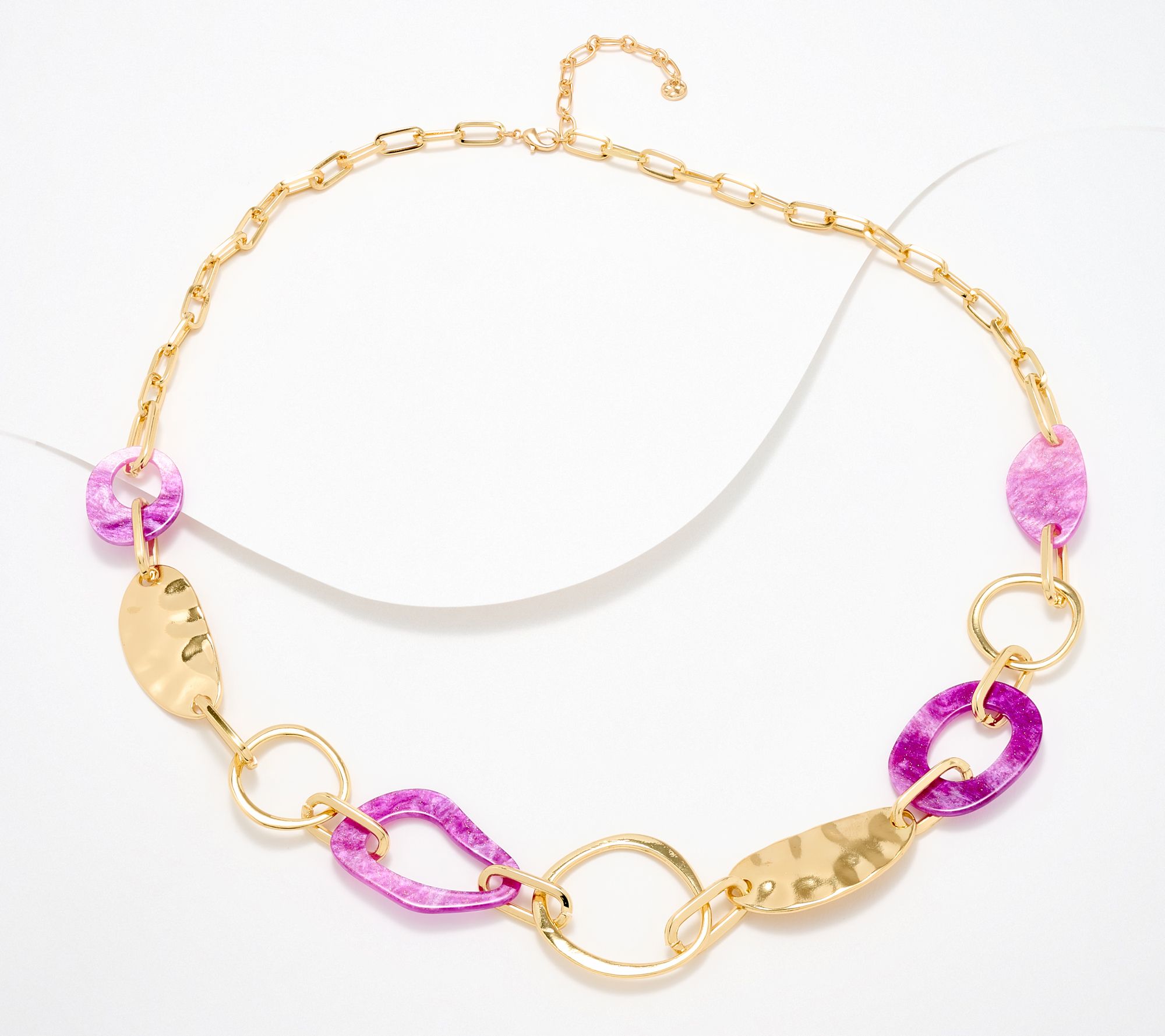 "As Is" Susan Graver Mixed Media Statement Necklace