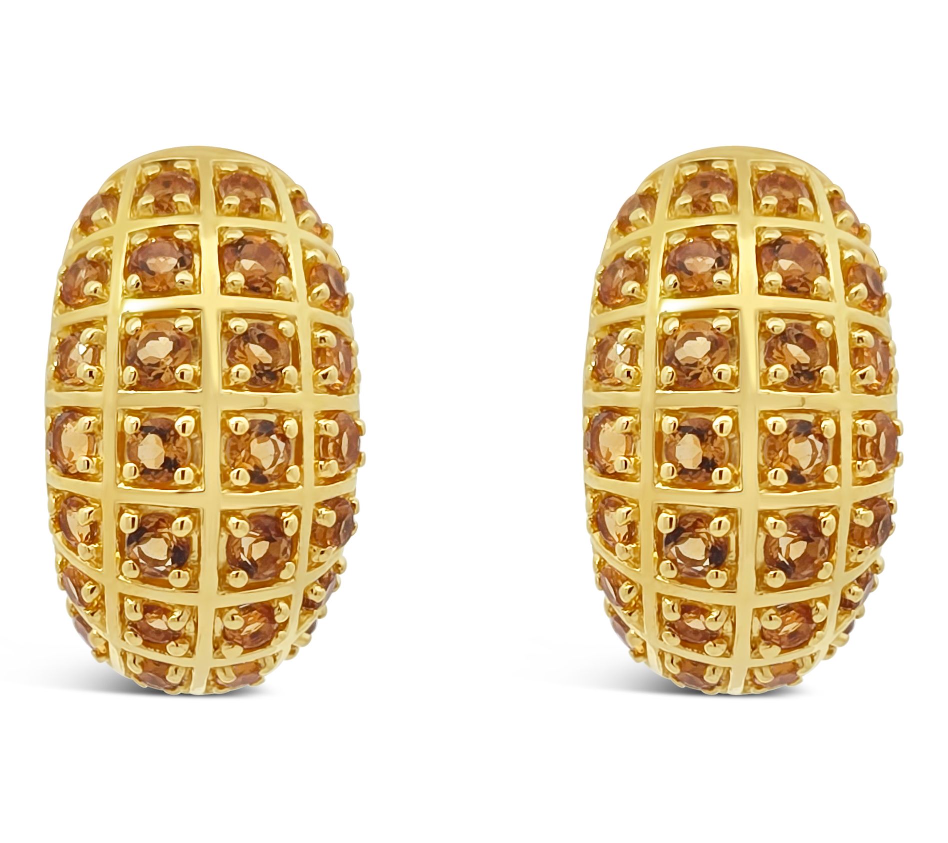 Elyse Ryan 14K Gold Clad Citrine Jayden Earring s - QVC.com
