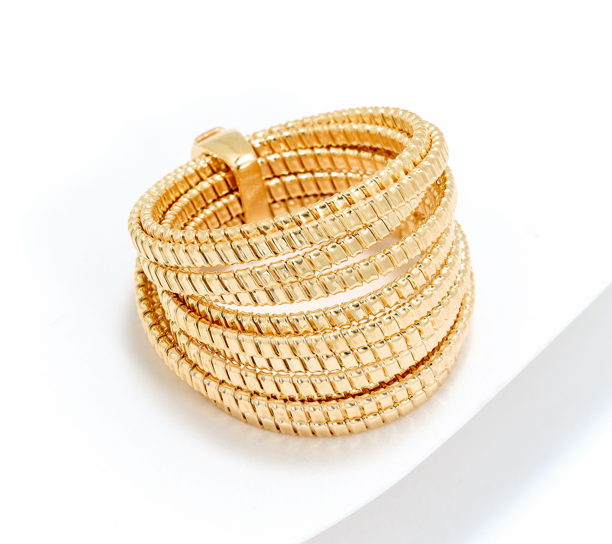 "As Is" David Markstein Sterling Multirow Highwy Tubogas Ring