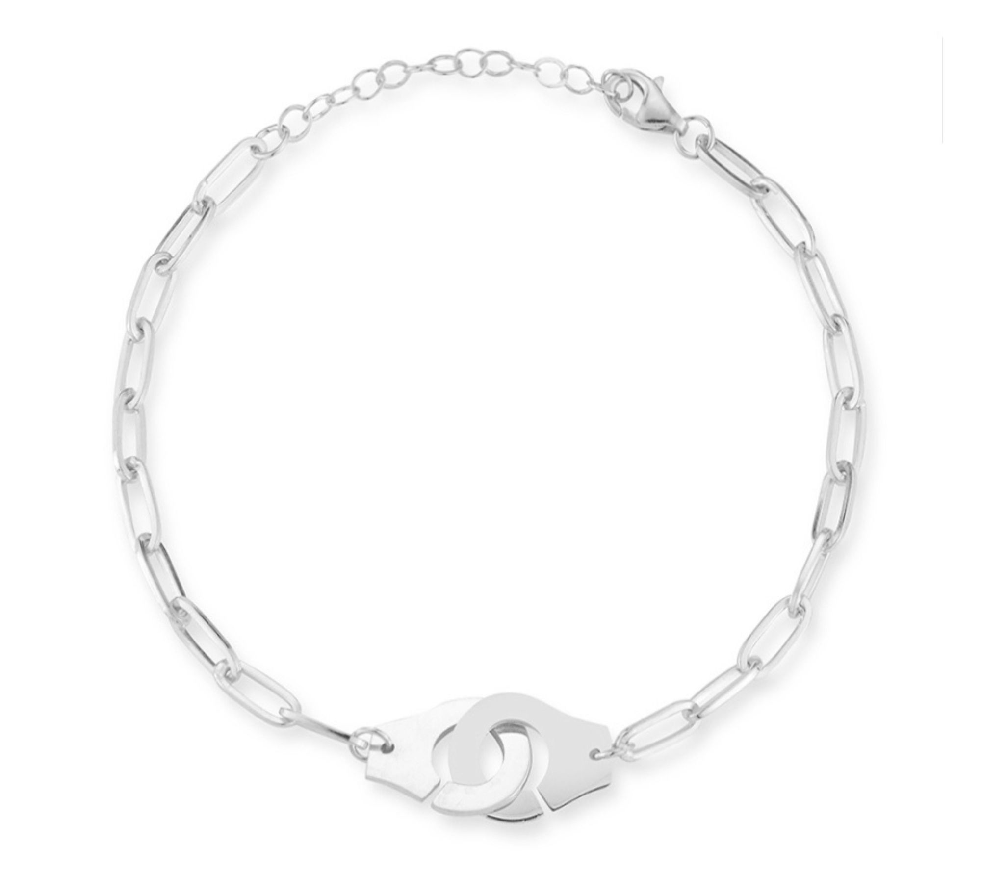 Sterlina Silver Handcuff Ankle Bracelet, Sterling