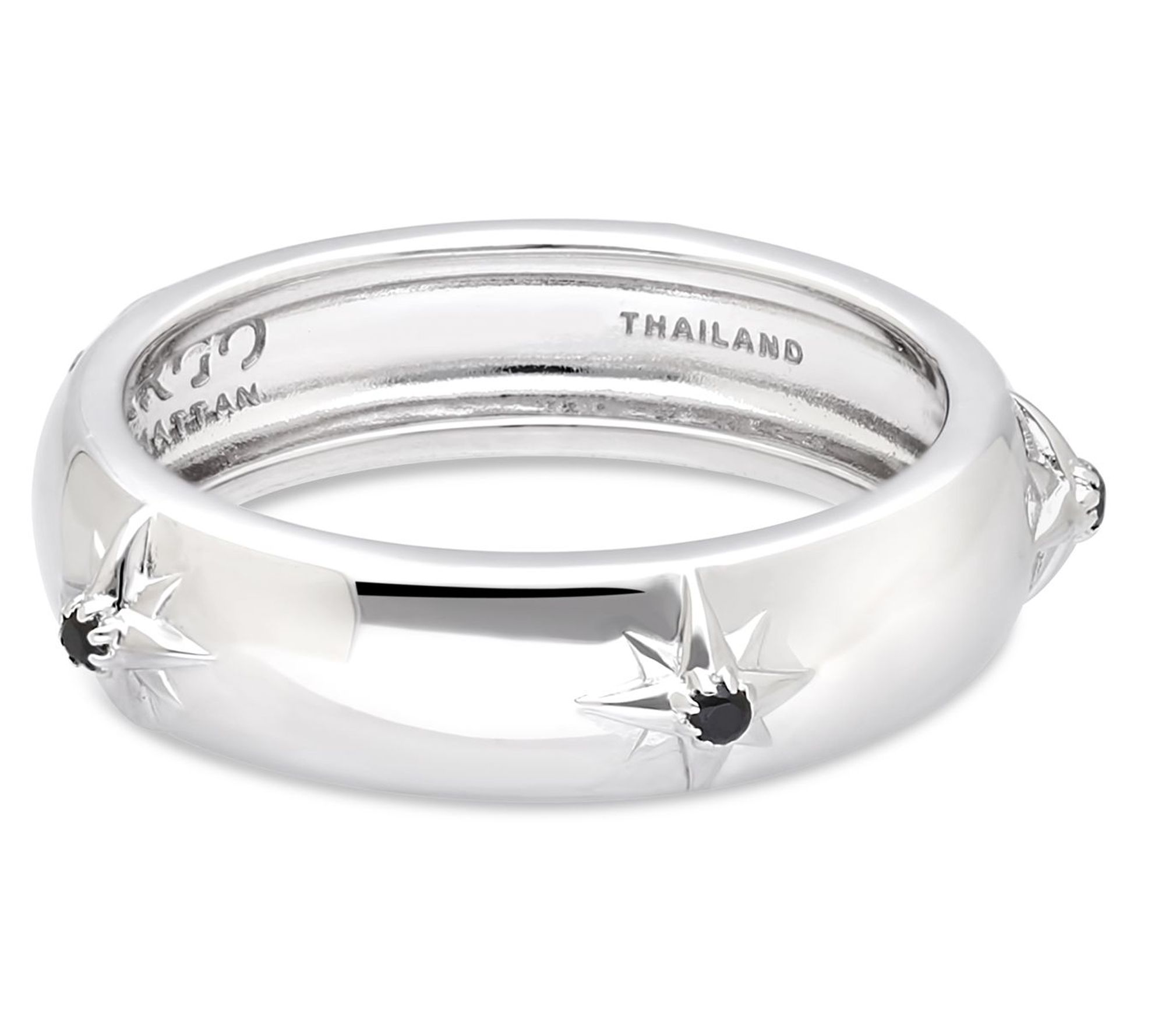 Margo Manhattan Sterling Gemstone Stella Band Ring