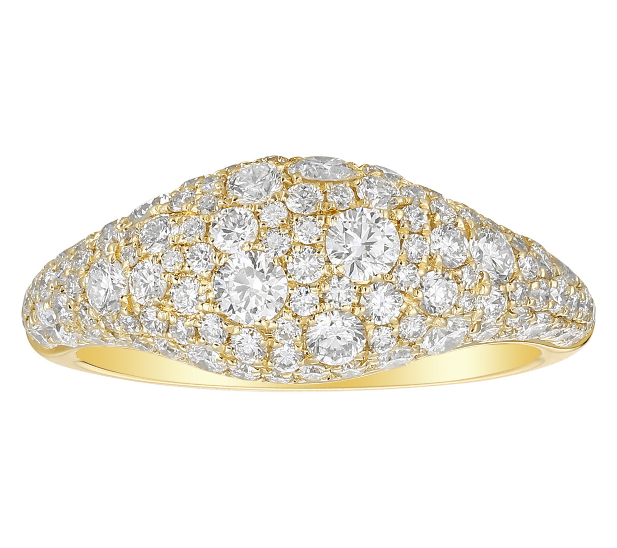 Smiling Rocks Lab Grown Diamonds 1.43 cttw Ring, 14K Gold