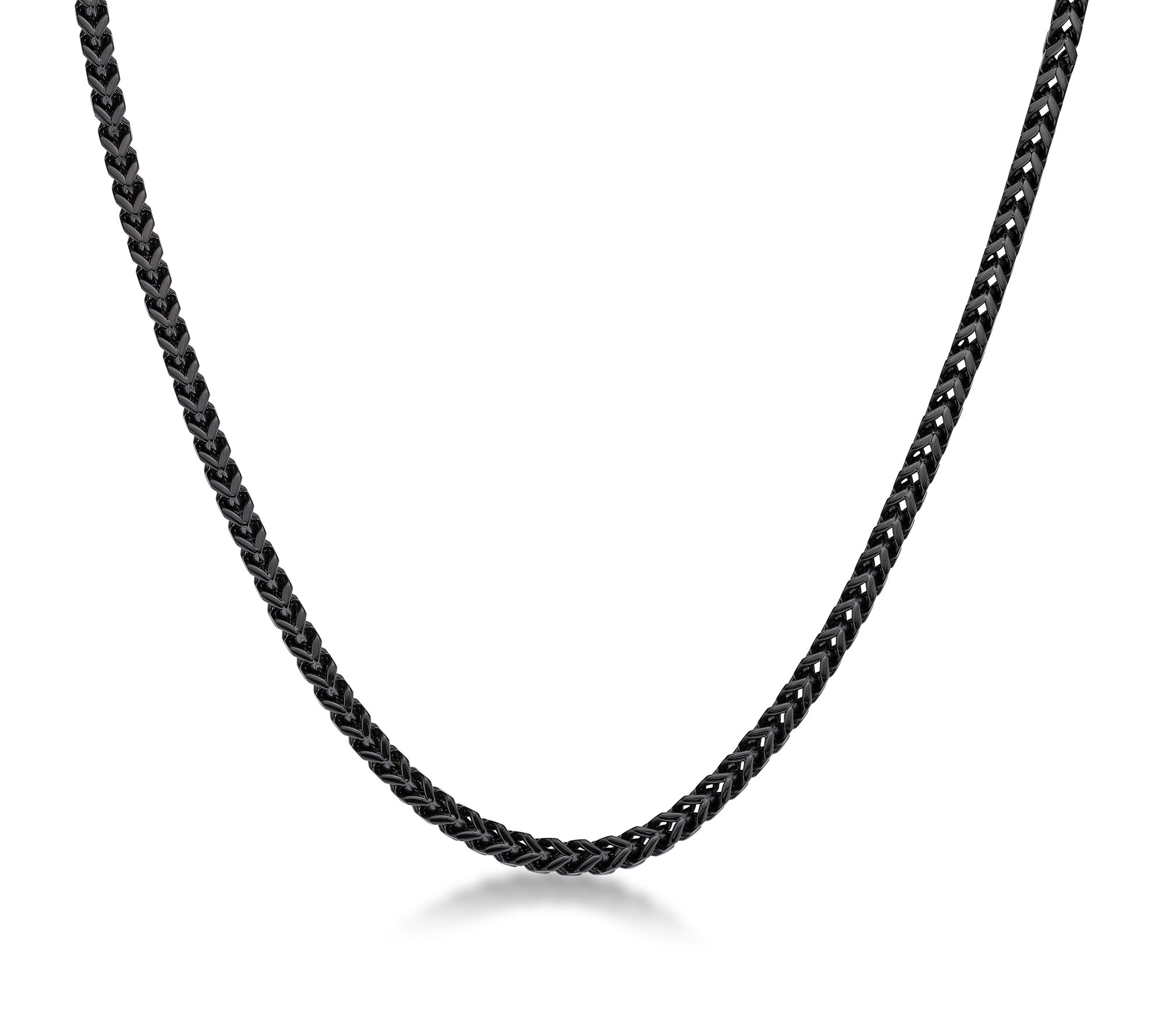LYNX Men's 4MM Foxtail Stainless Steel Chain