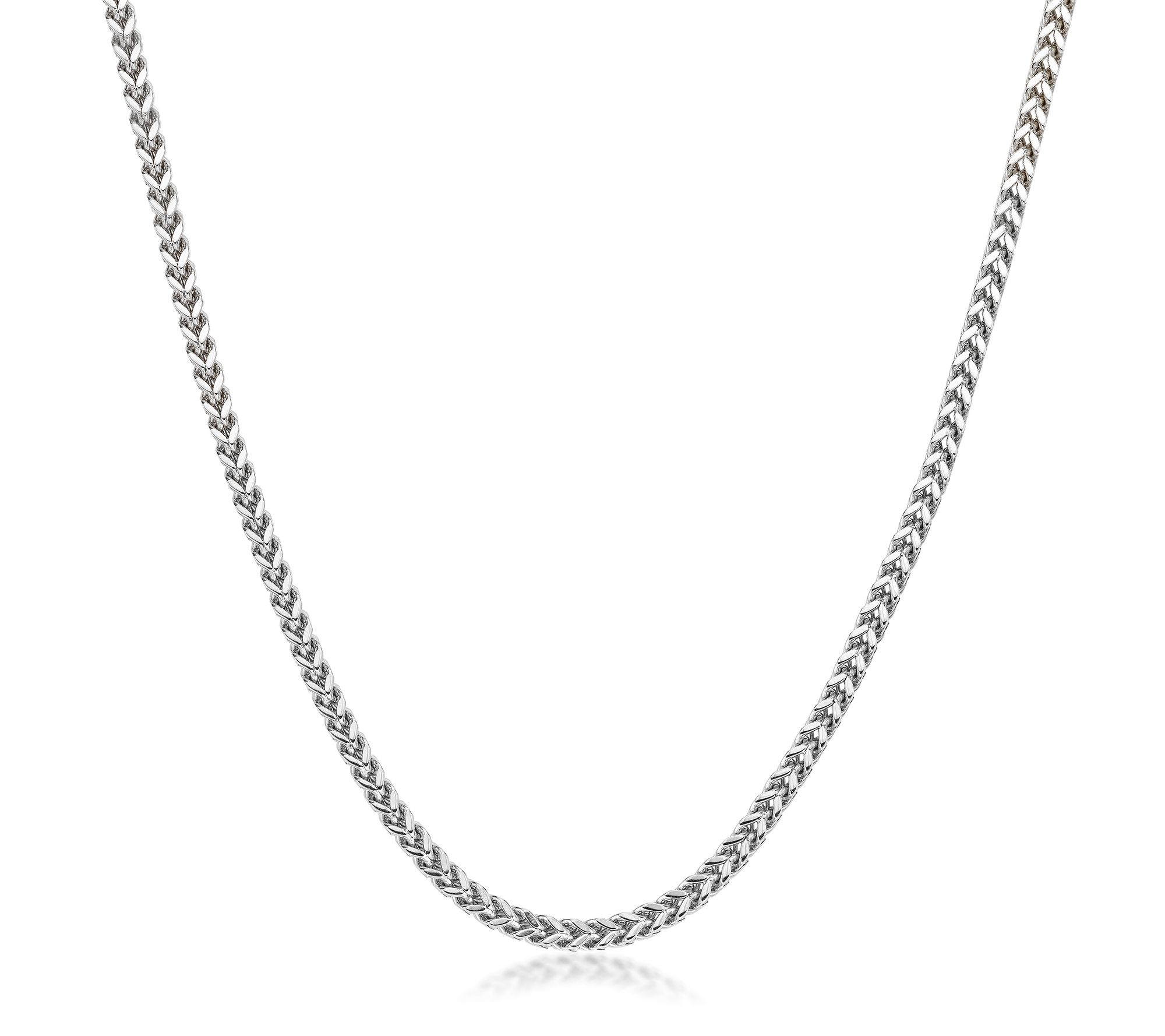 LYNX Men's 4MM Foxtail Stainless Steel Chain