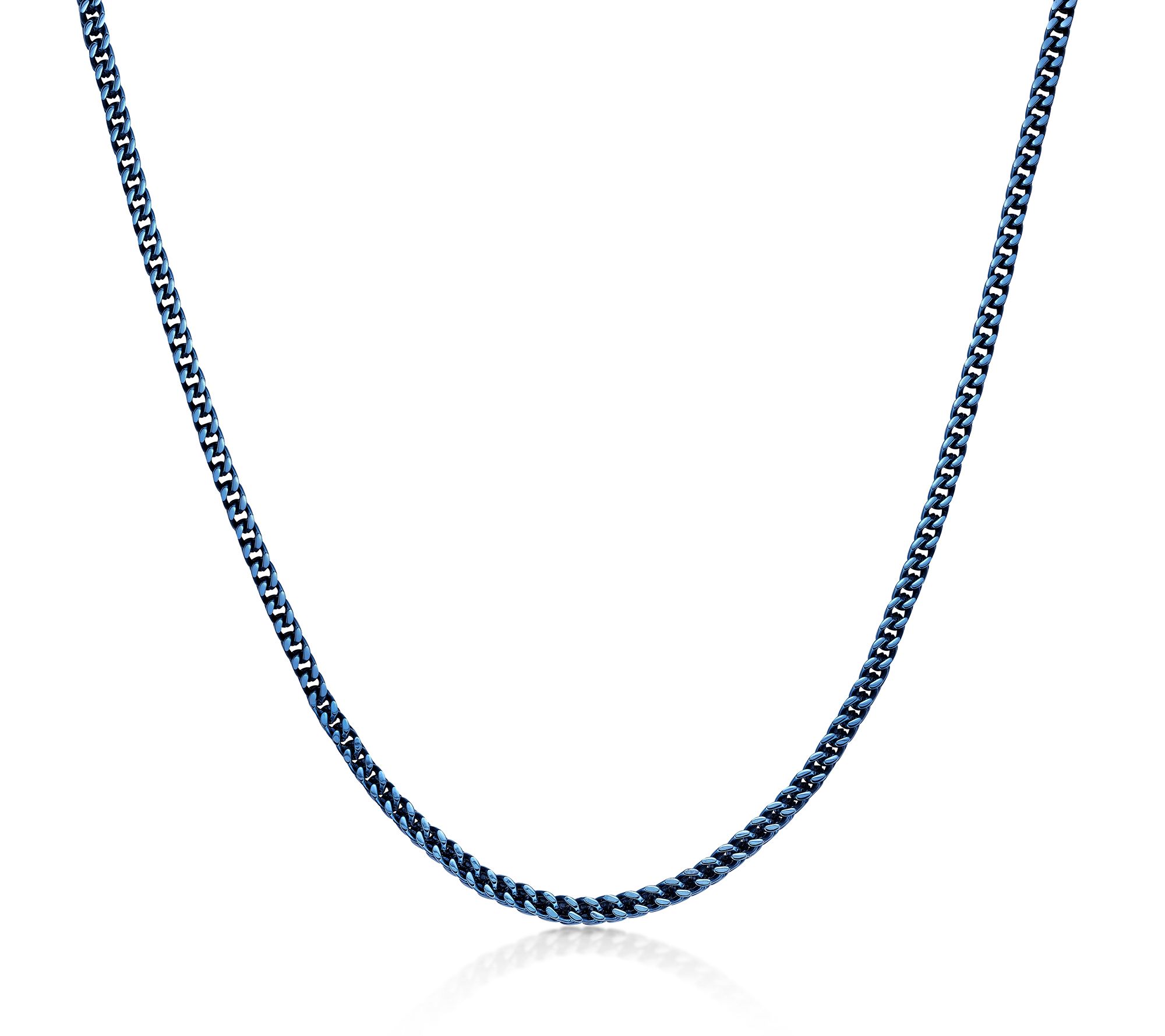 LYNX Men's 4MM Foxtail Stainless Steel Chain