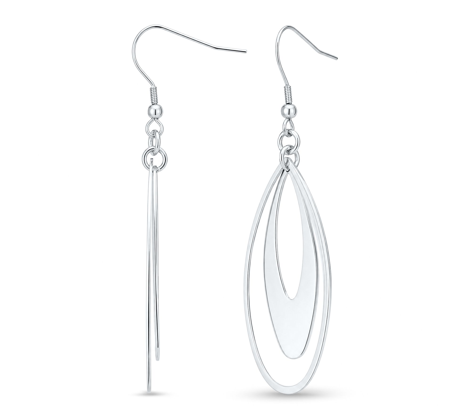 Steel By Design Stainless Steel Double Teardrop Dangle