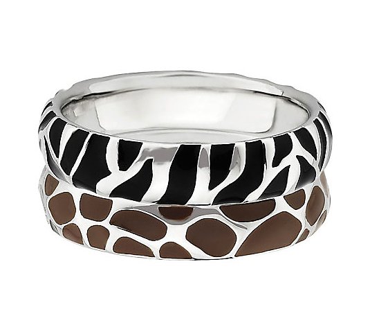 Simply Stacks Sterling Wild Stackable Ring Set