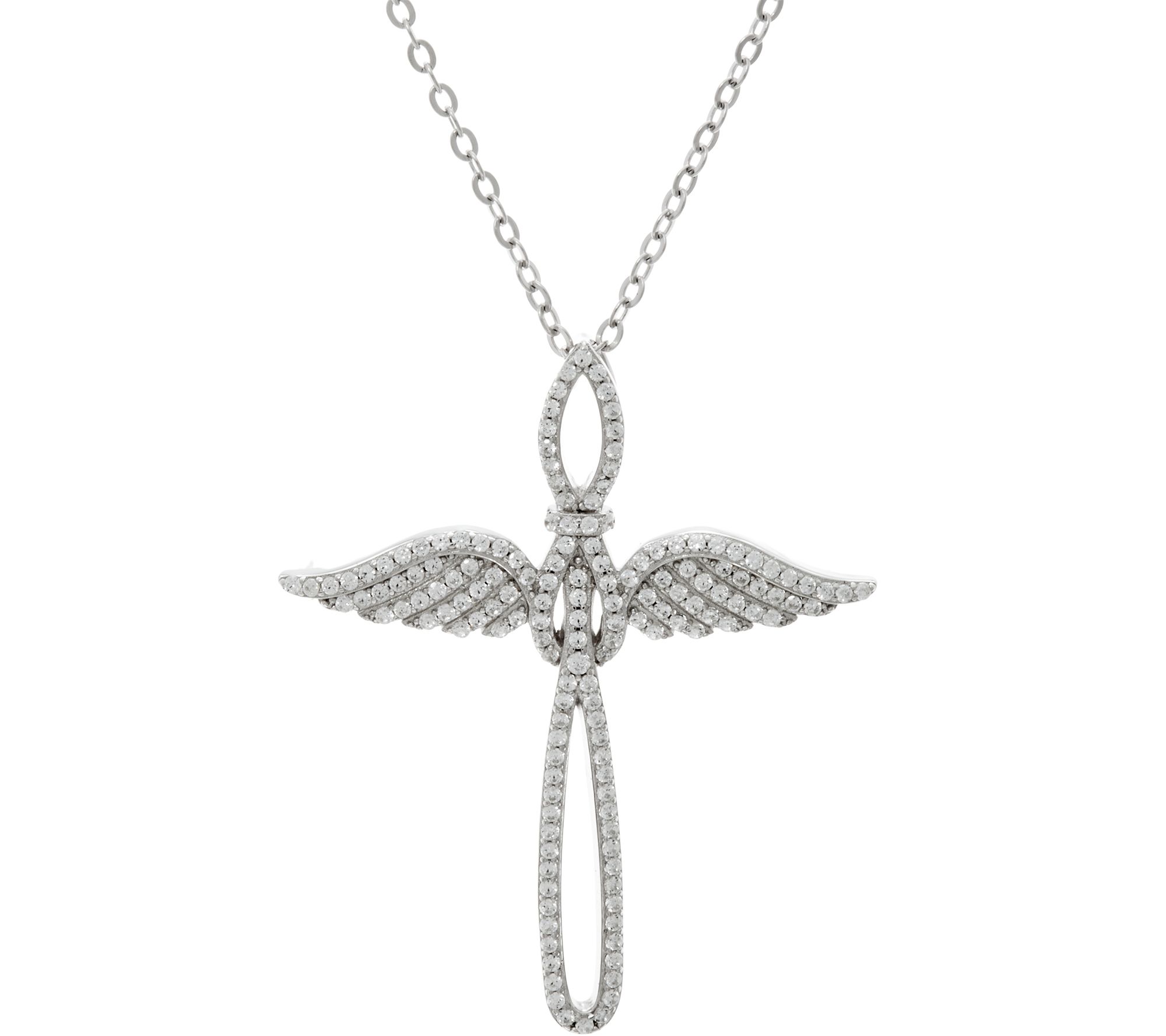 Qvc angel wing necklace sale