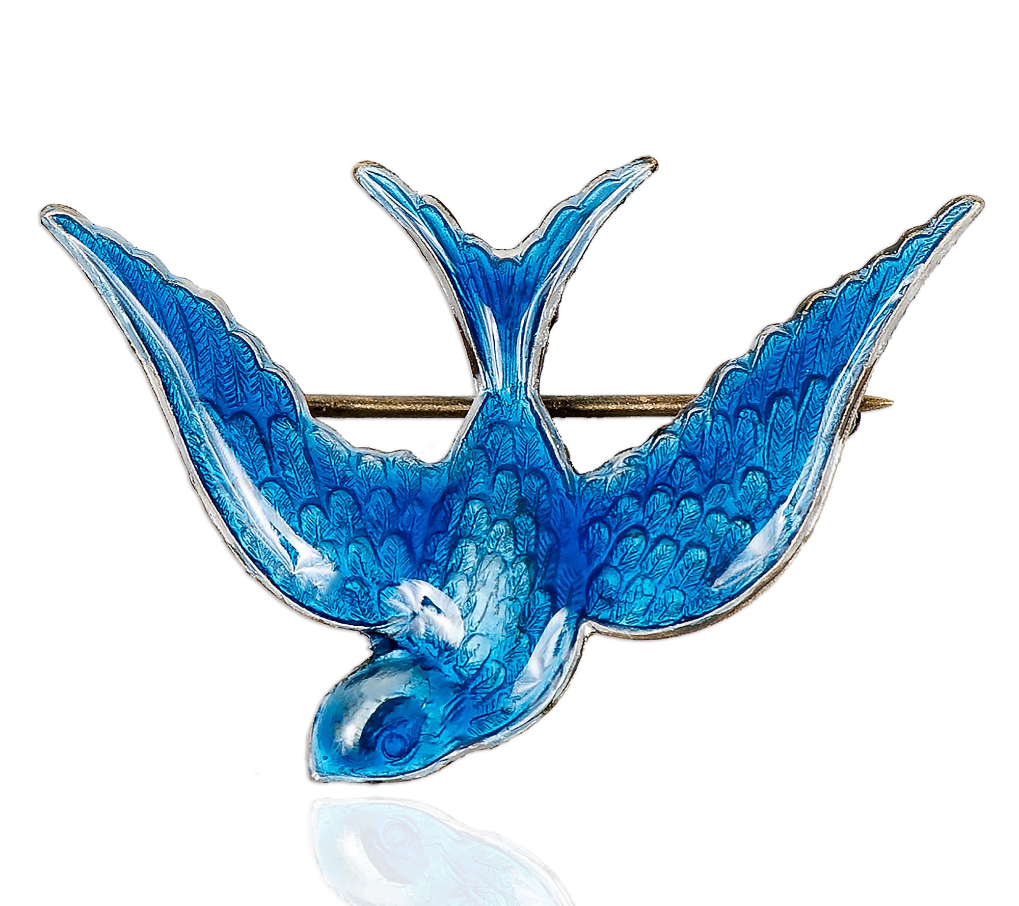 Anne Koplik Bluebird of Happiness Pin