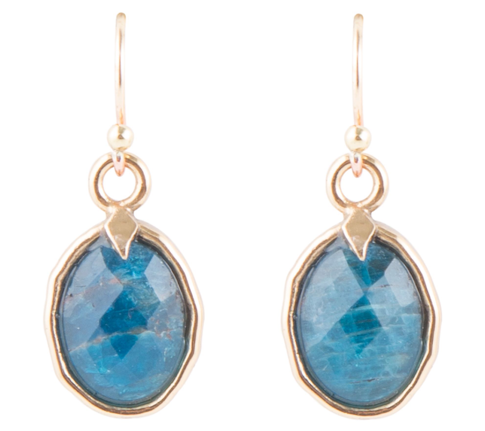 Barse Artisan Crafted Genuine Apatite Earrings