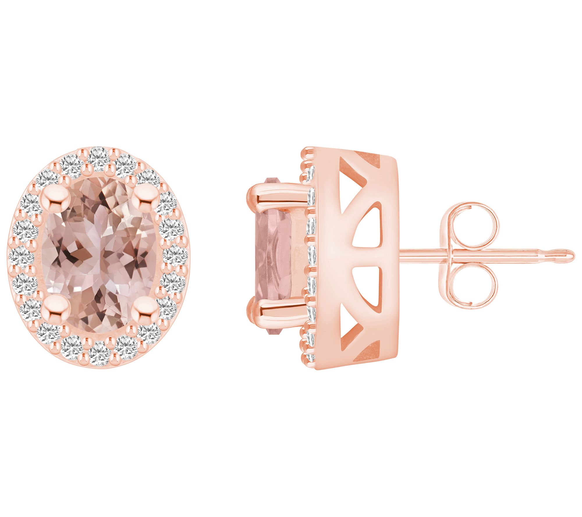 Qvc sales morganite earrings