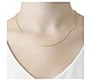 Veronese 18K Clad 18" Fine Box Chain N ecklace, 2 of 3