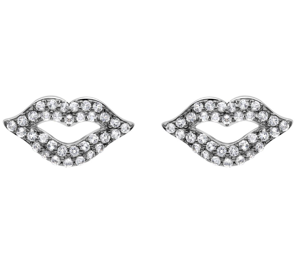 Margo Manhattan Sterling Silver White Topaz Bisoux Earrings
