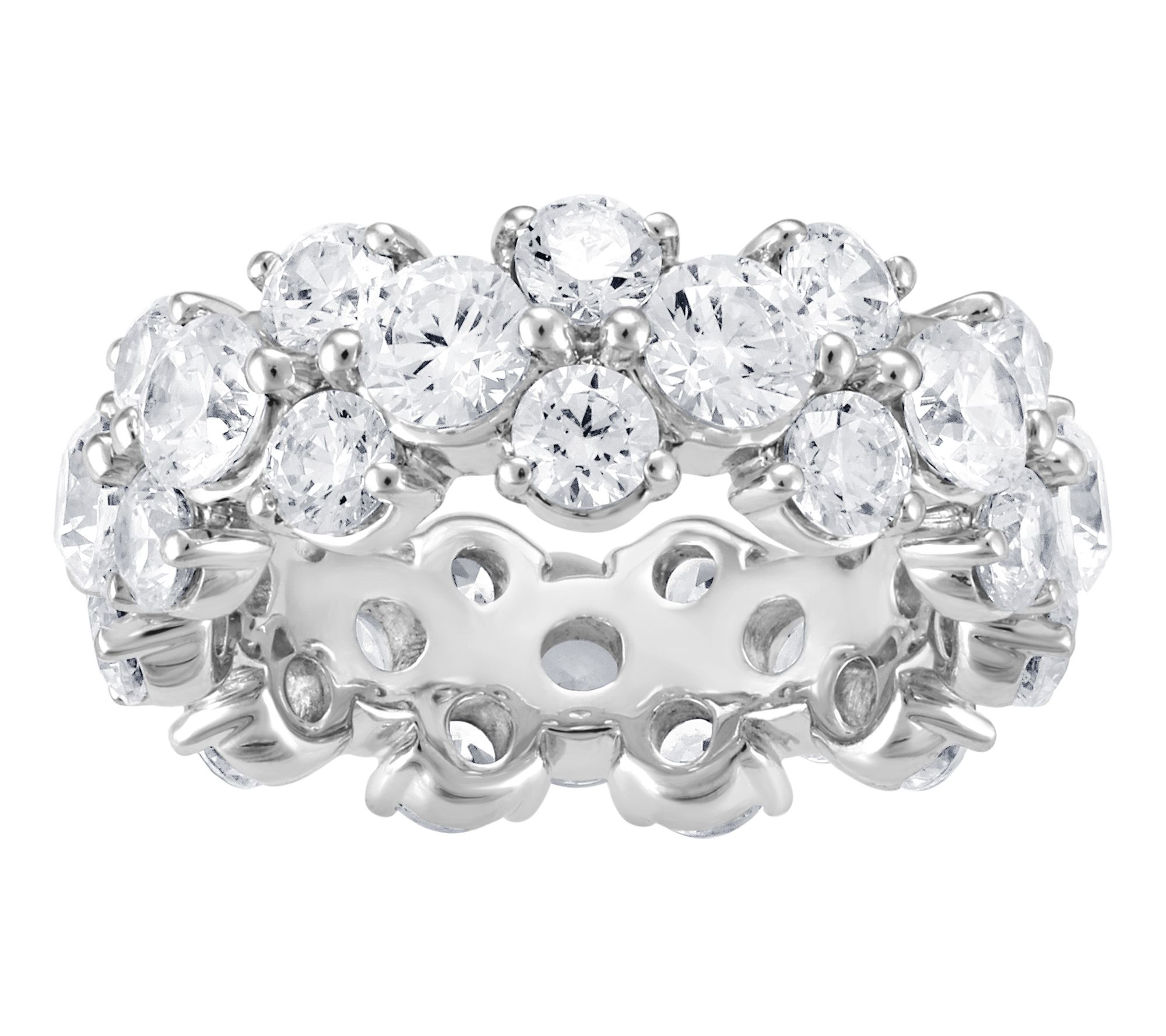 Fire Light 4.00 cttw Lab Grown Diamond Eternity Band Ring, 14K