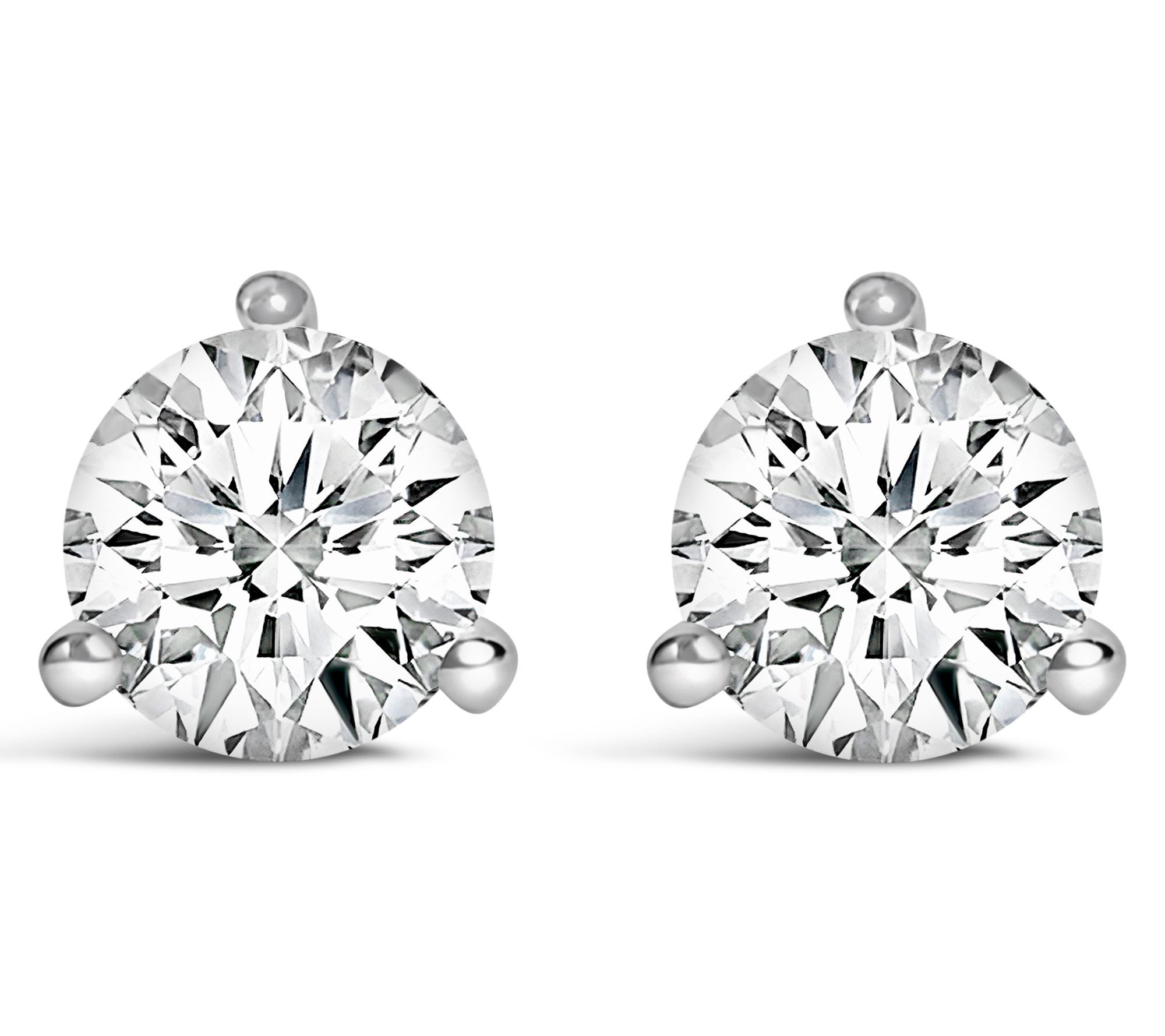 Haus of Brilliance 2.00 cttw Lab-Grown DiamondStuds, 14K